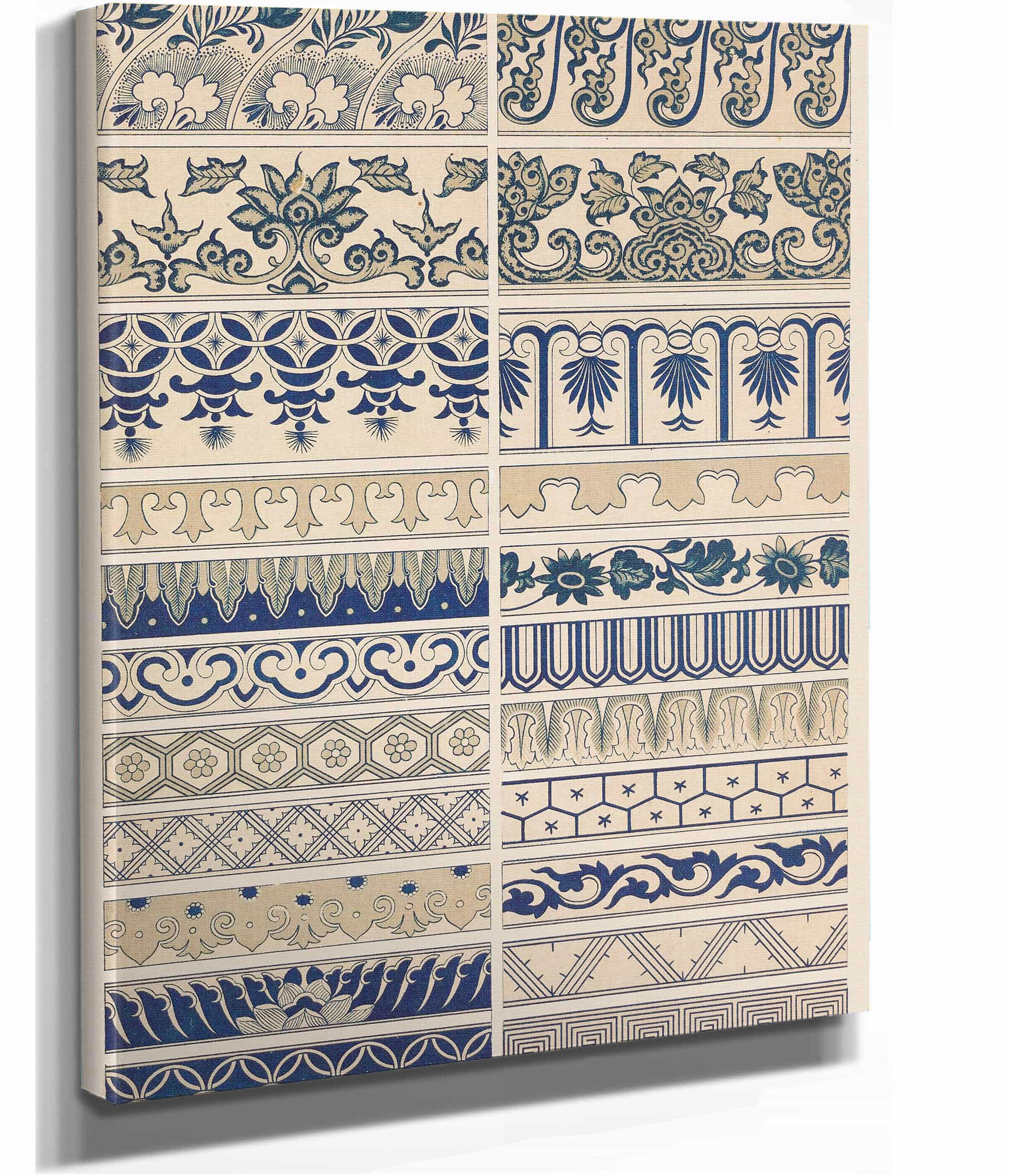 Examples Of Chinese Ornament Pl by Owen Jones Fine Art Print