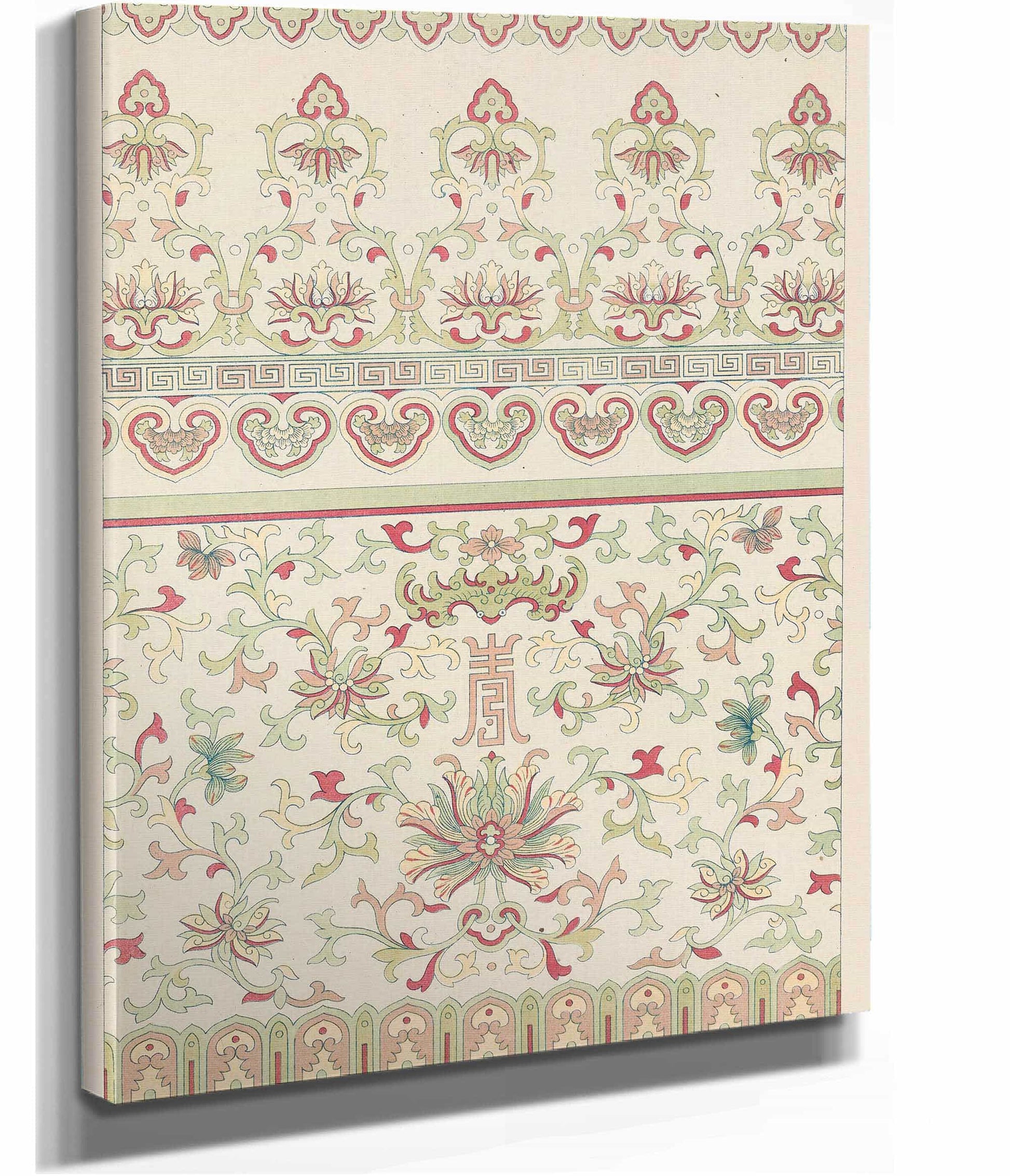 Examples Of Chinese Ornament Pl by Owen Jones Fine Art Print