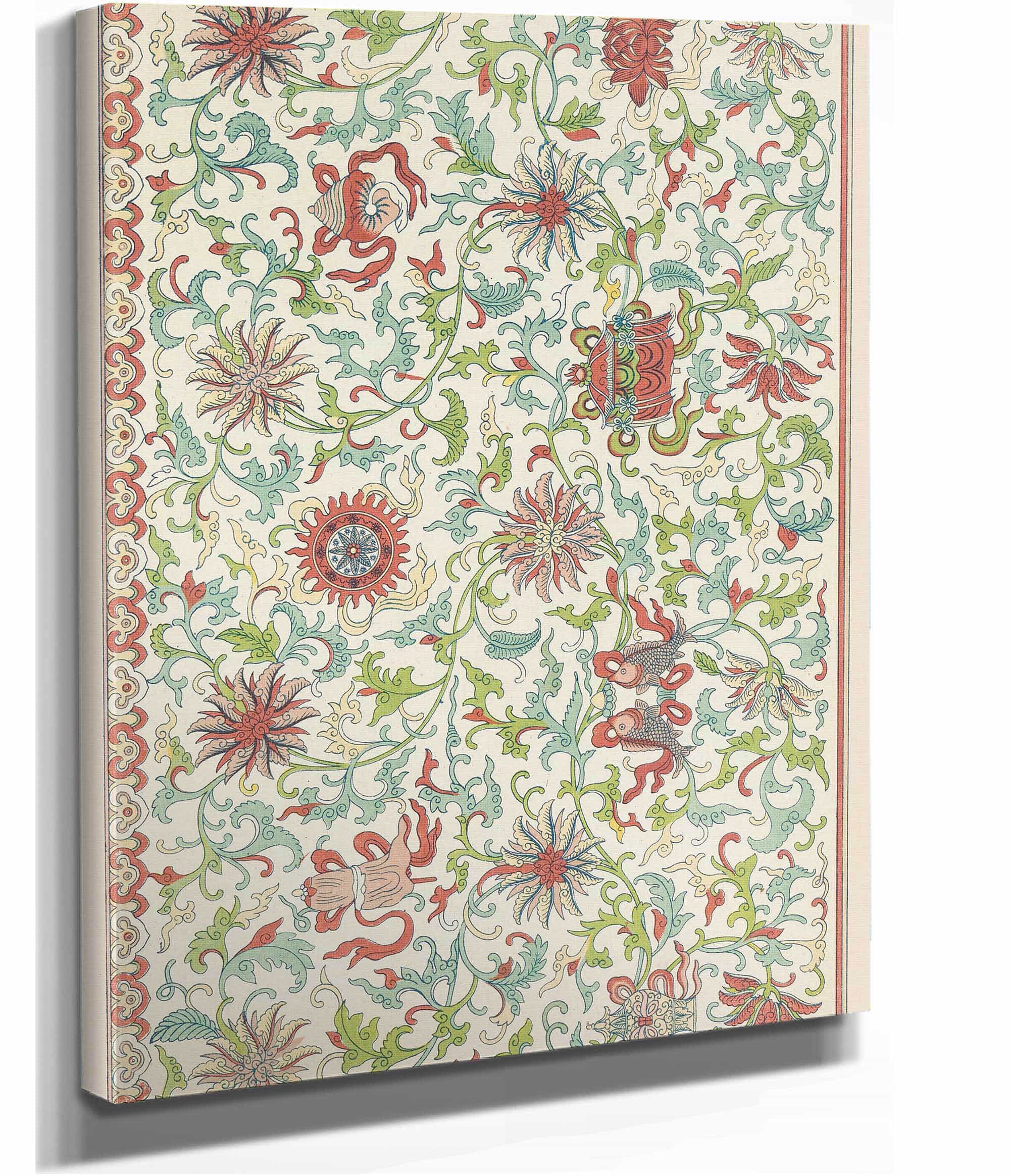 Examples Of Chinese Ornament Pl by Owen Jones Fine Art Print