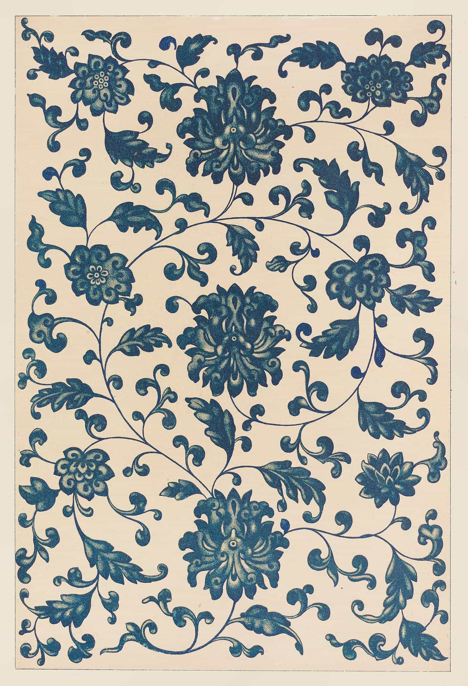 Examples Of Chinese Ornament Pl by Owen Jones Fine Art Print