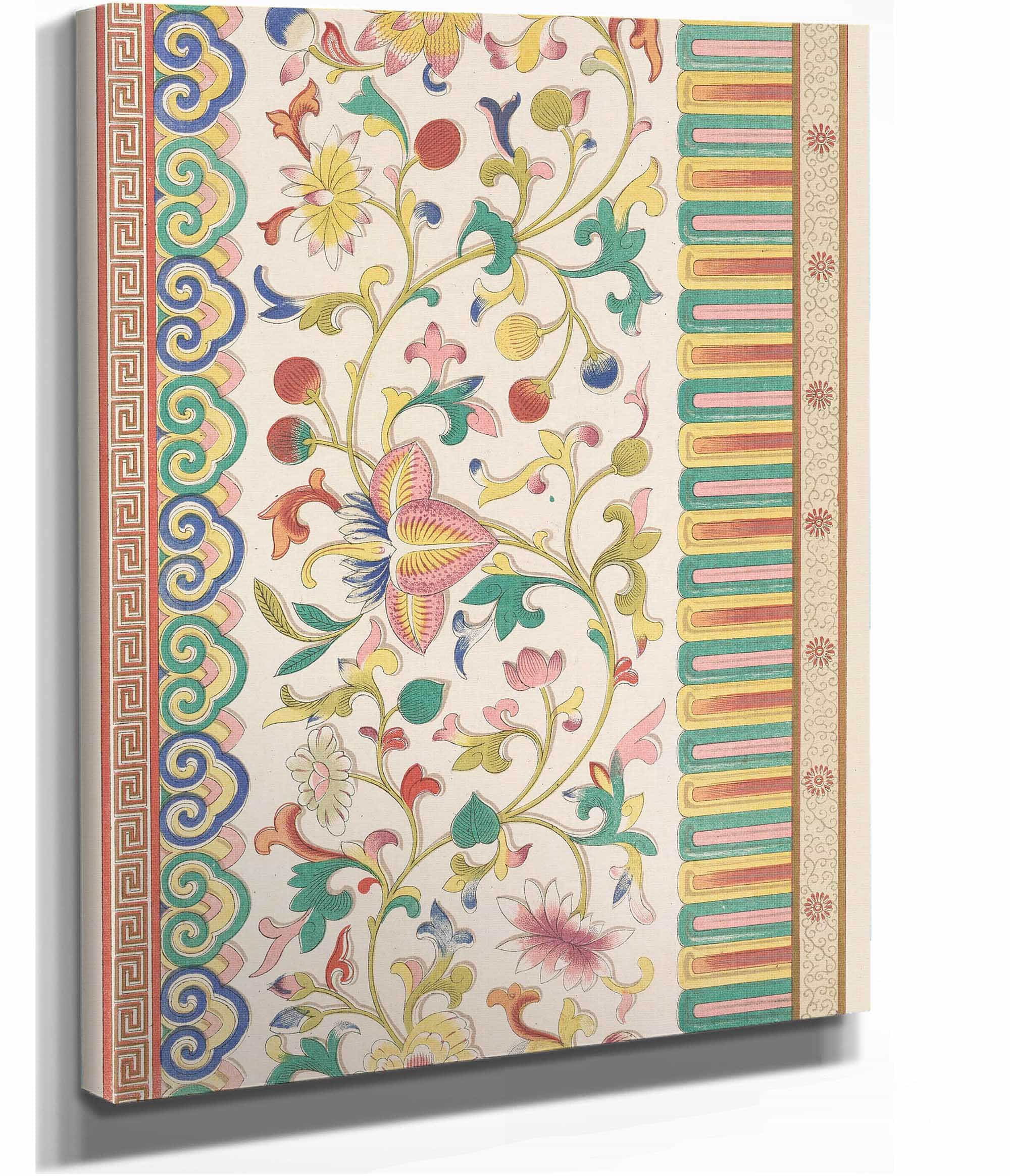 Examples Of Chinese Ornament Pl by Owen Jones Fine Art Print