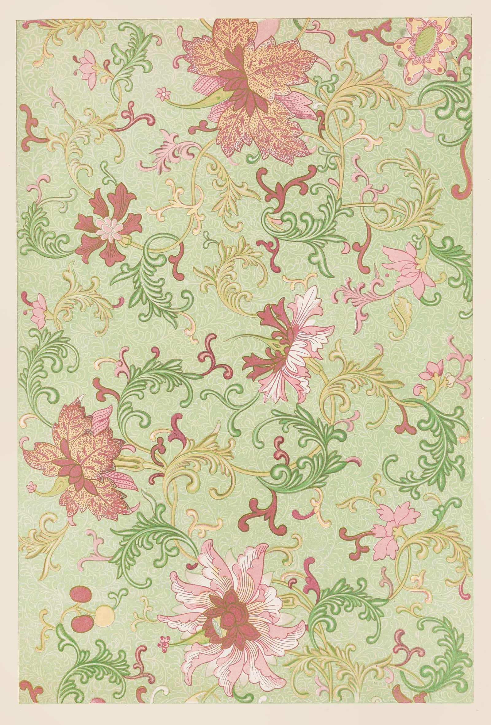 Examples Of Chinese Ornament Pl by Owen Jones Fine Art Print