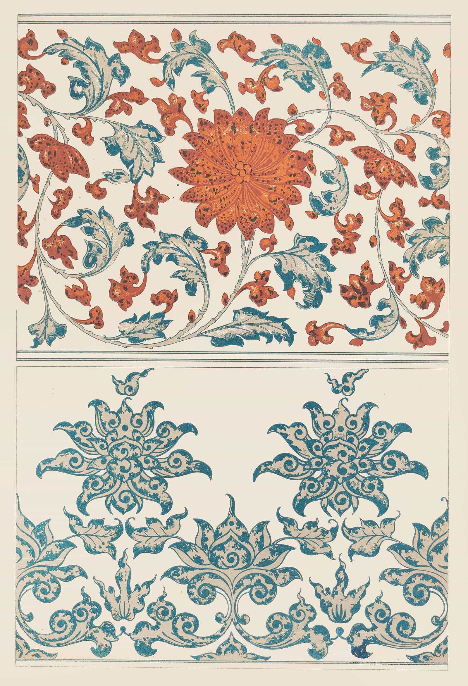 Examples Of Chinese Ornament Pl by Owen Jones Fine Art Print