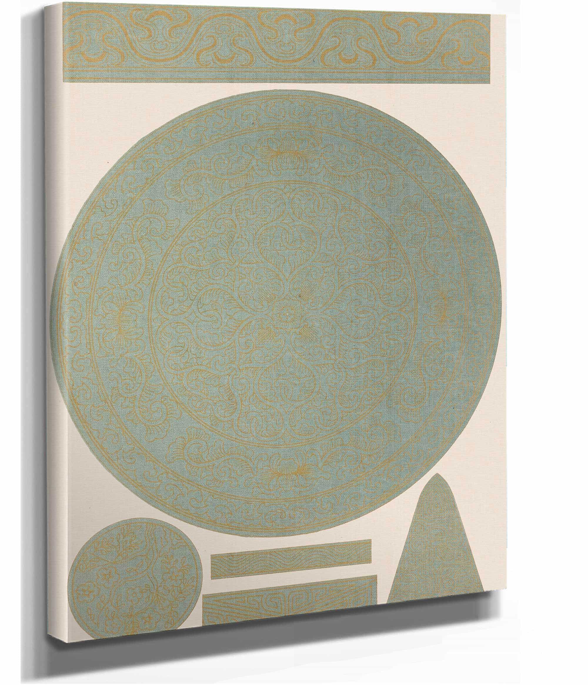 Examples Of Chinese Ornament Pl by Owen Jones Fine Art Print