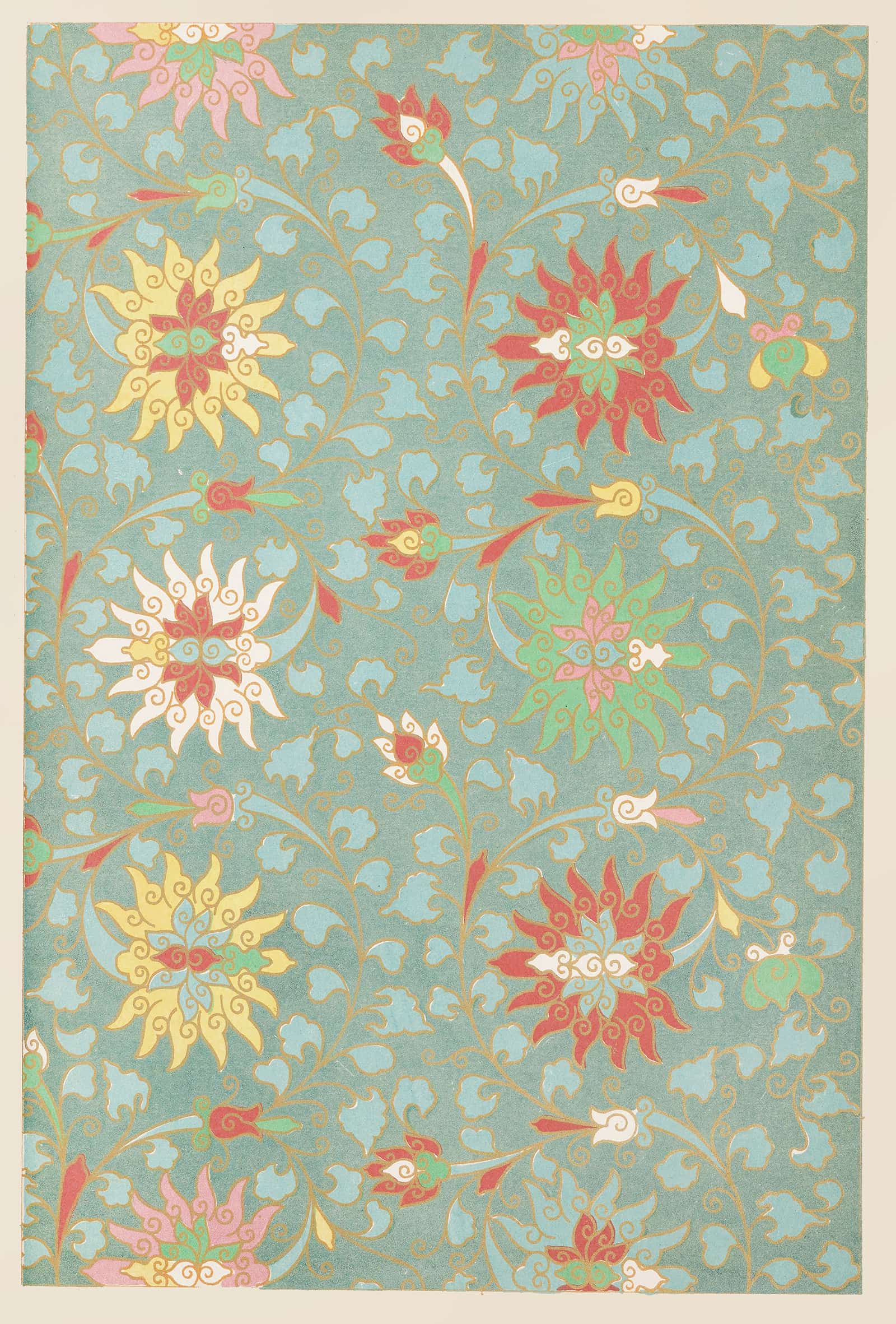 Examples Of Chinese Ornament Pl by Owen Jones Fine Art Print