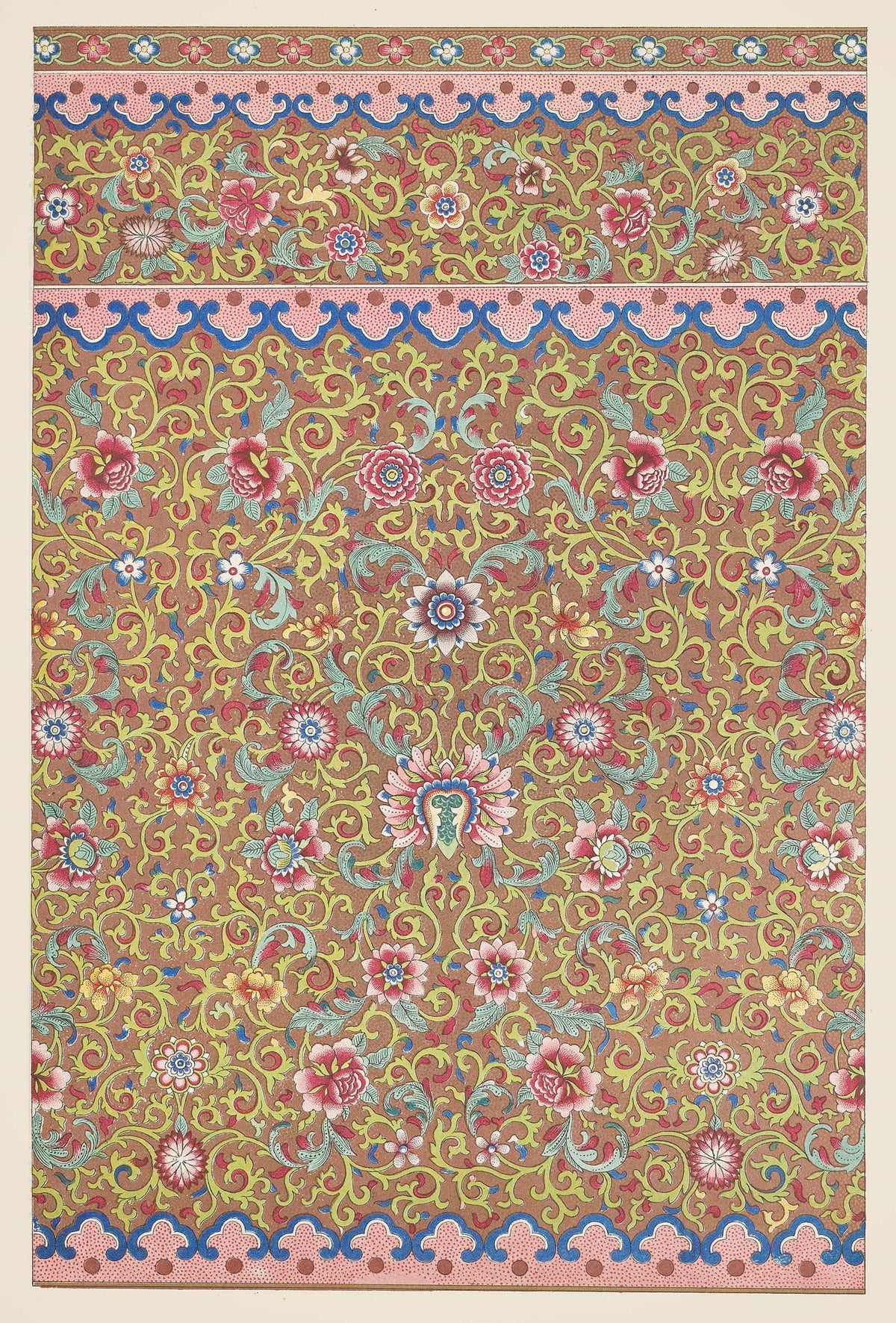 Examples Of Chinese Ornament Pl  by Owen Jones