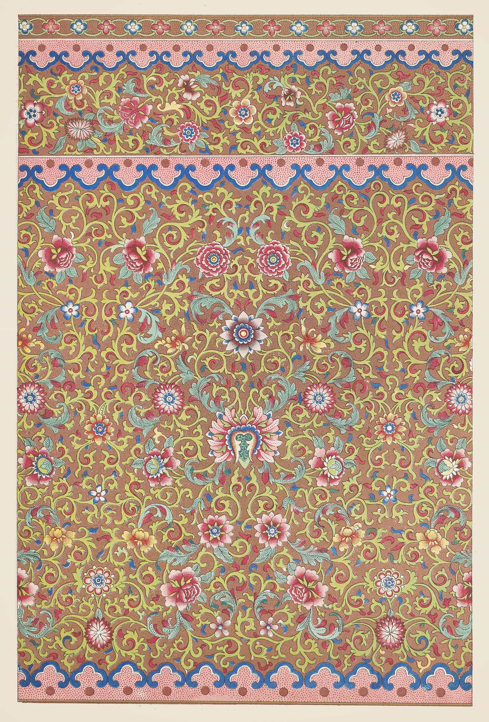 Examples Of Chinese Ornament Pl by Owen Jones Fine Art Print