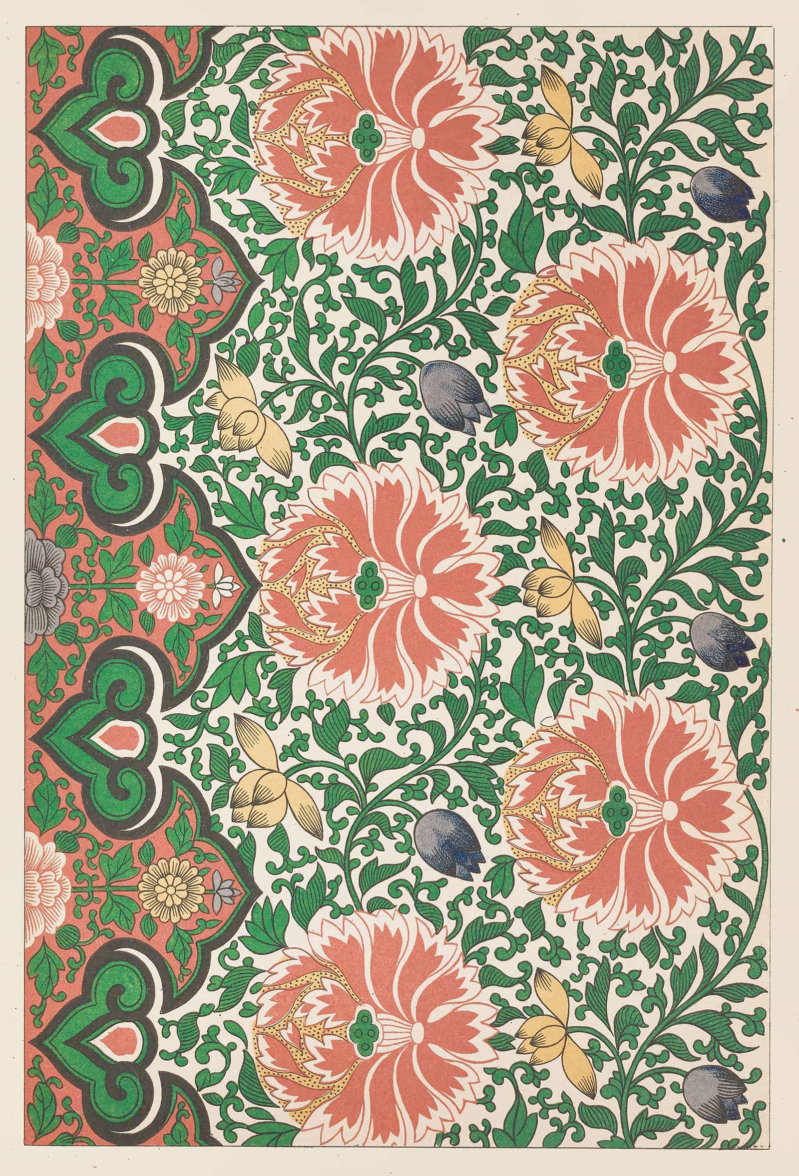 Examples Of Chinese Ornament Pl by Owen Jones Fine Art Print