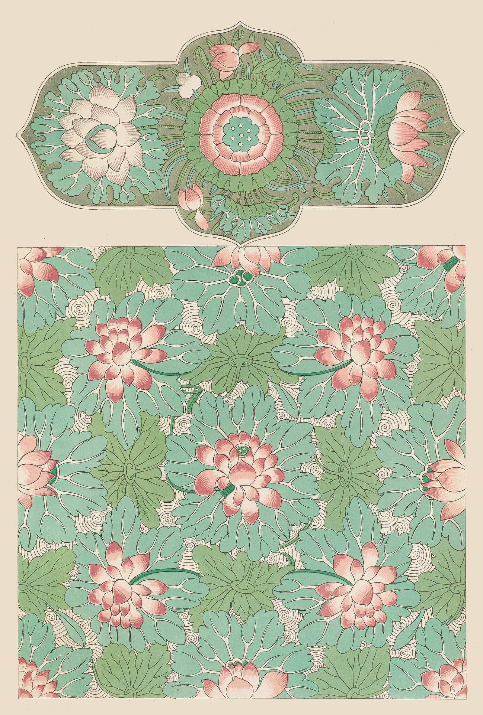 Examples Of Chinese Ornament Pl by Owen Jones Fine Art Print
