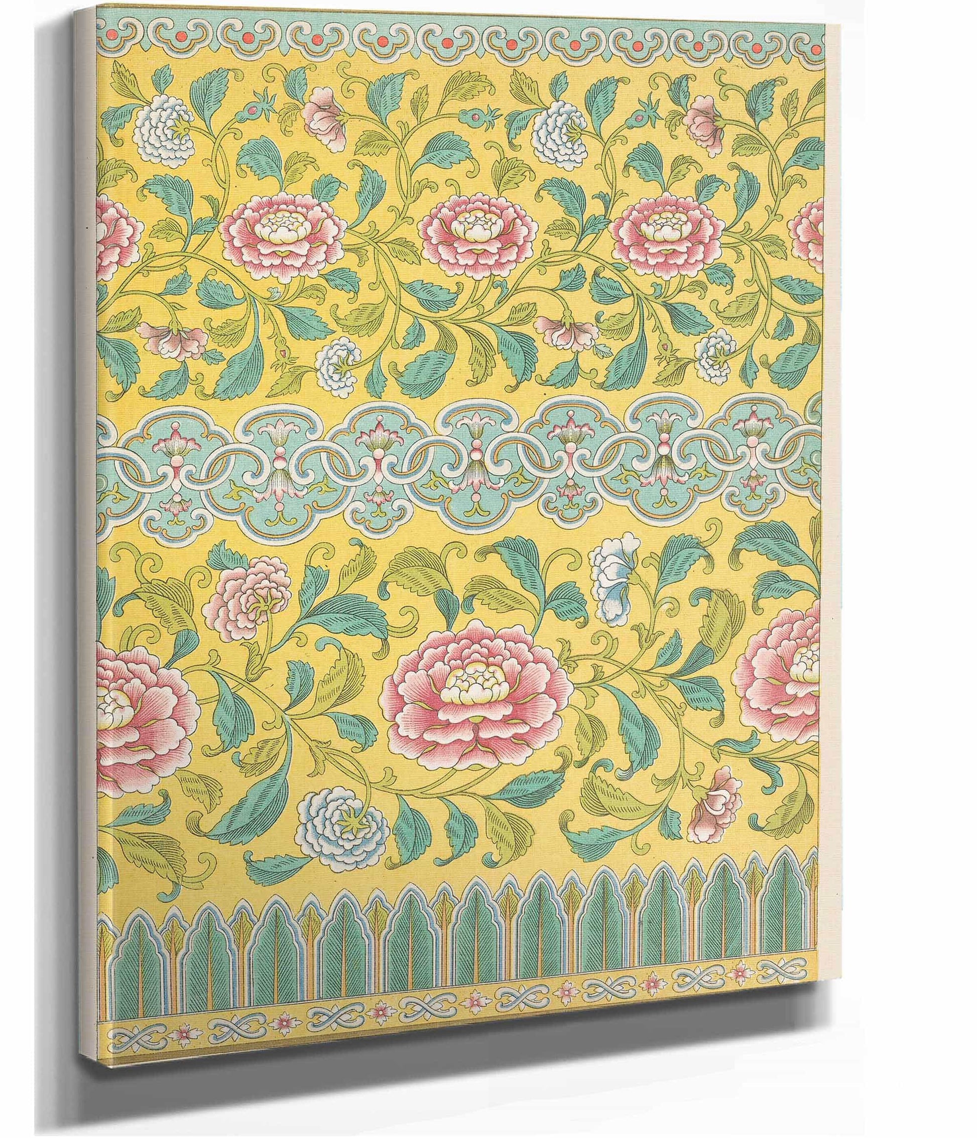Examples Of Chinese Ornament Pl by Owen Jones Fine Art Print
