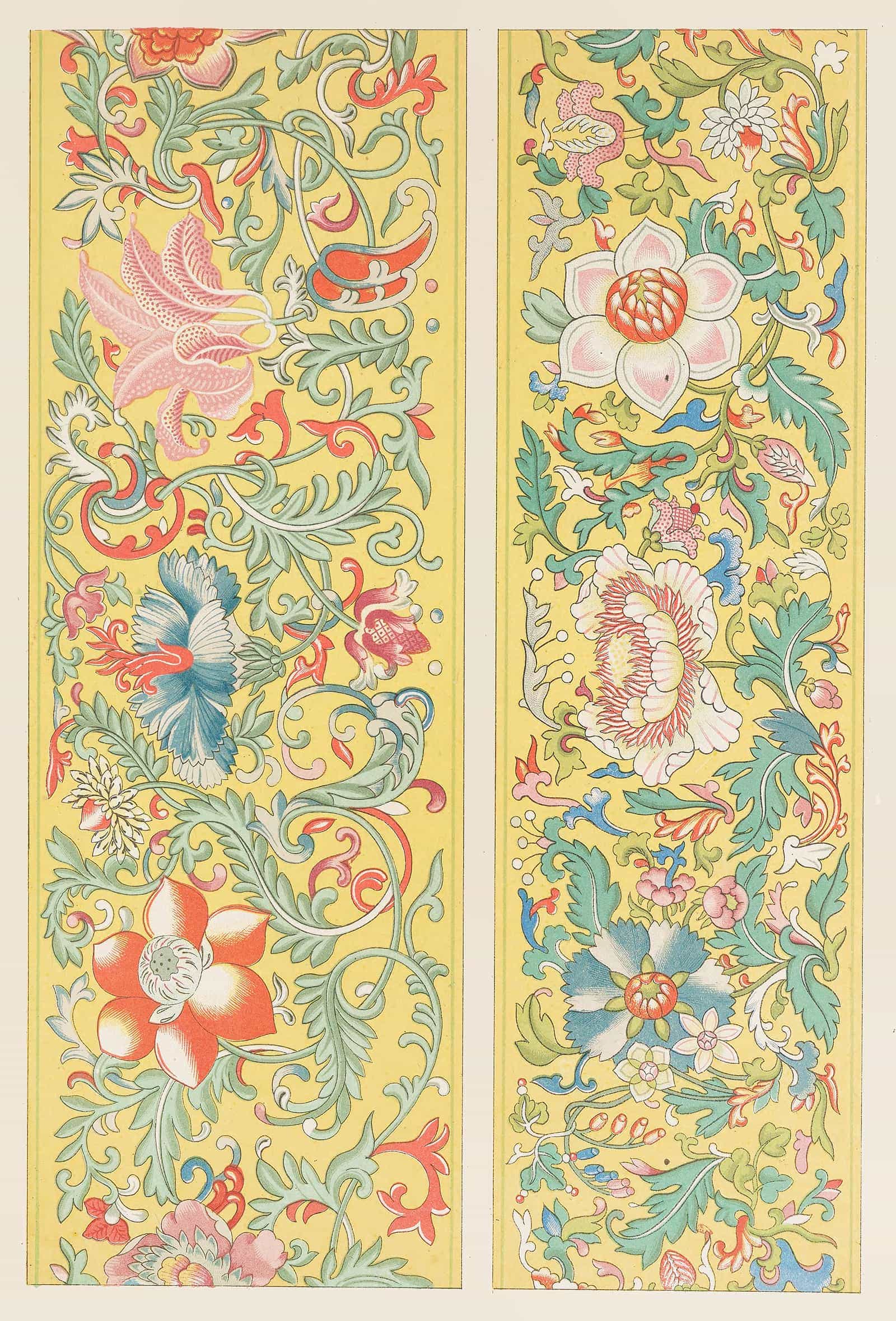 Examples Of Chinese Ornament Pl by Owen Jones Fine Art Print