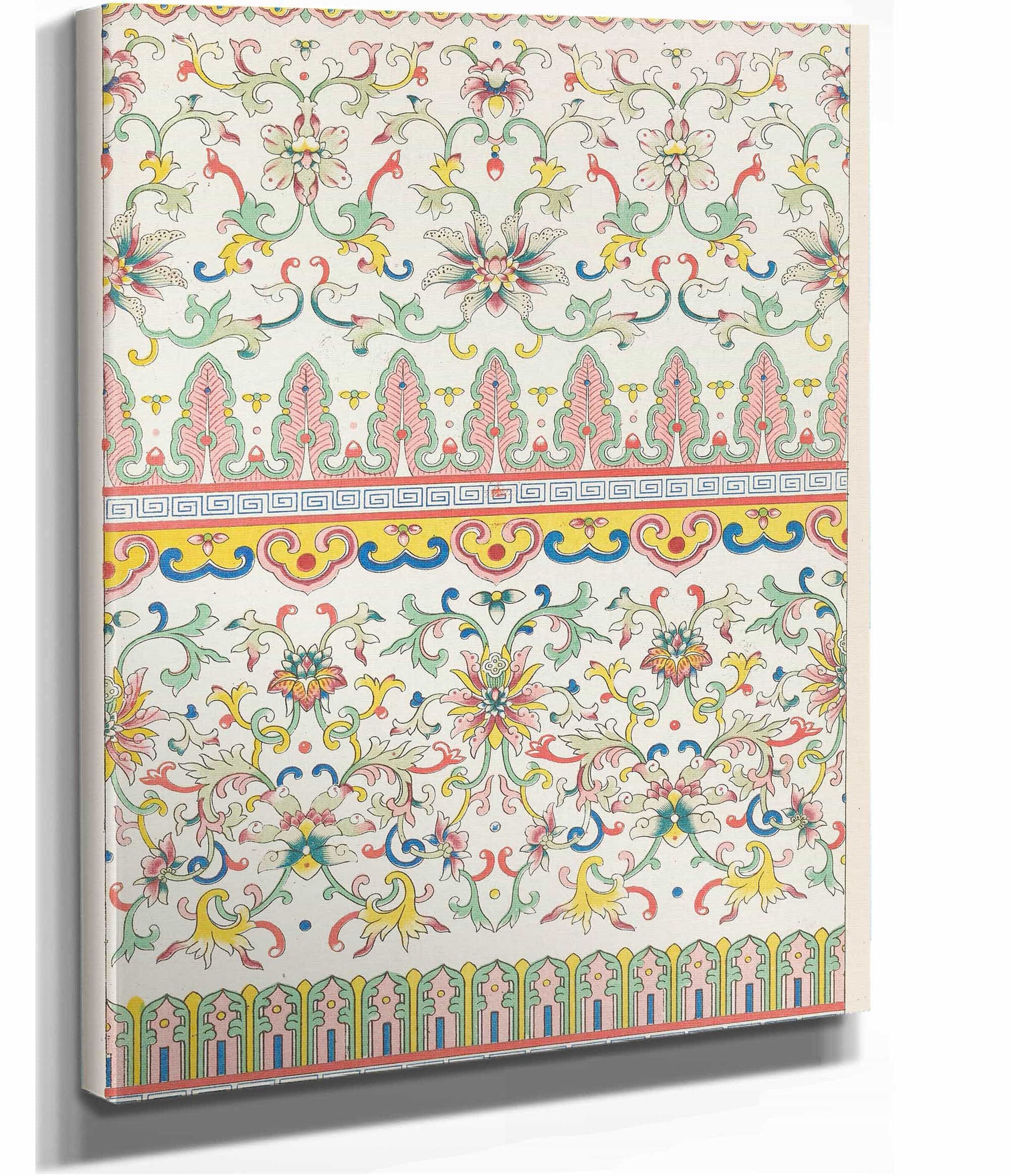 Examples Of Chinese Ornament Pl by Owen Jones Fine Art Print