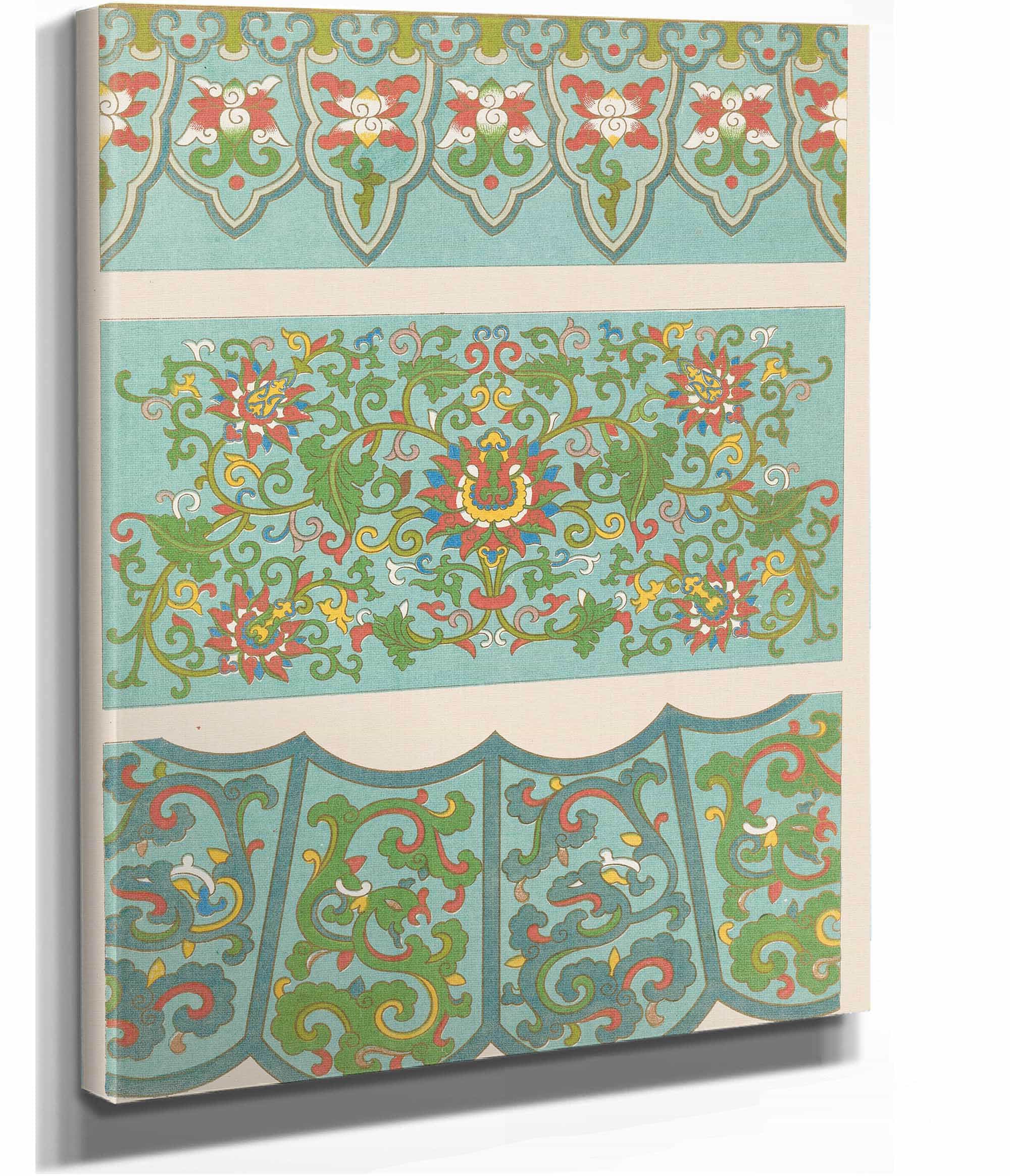 Examples Of Chinese Ornament Pl by Owen Jones Fine Art Print