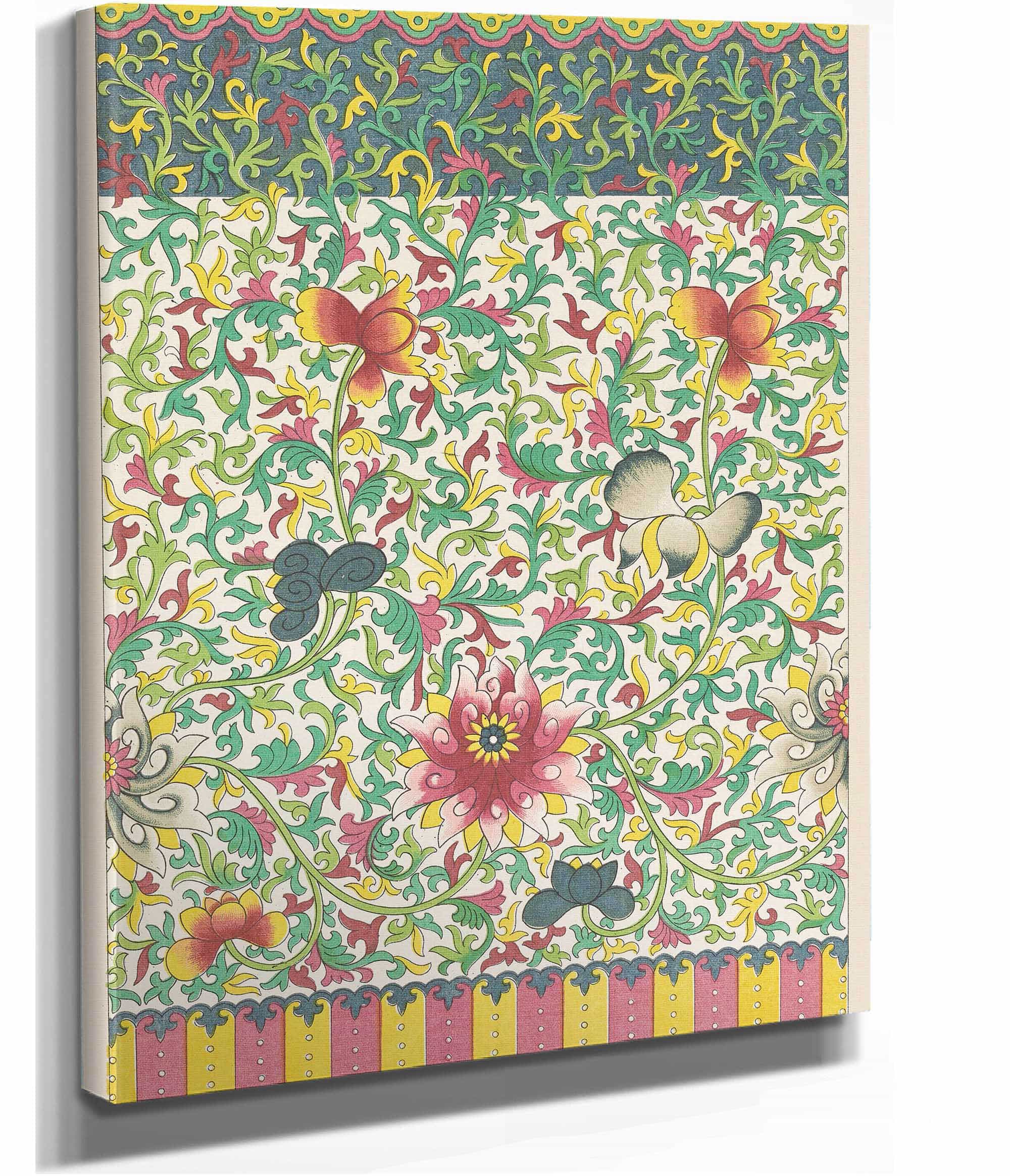 Examples Of Chinese Ornament Pl by Owen Jones Fine Art Print