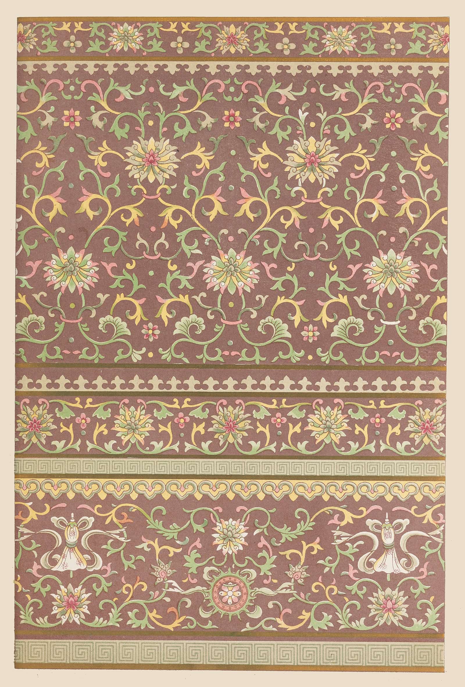 Examples Of Chinese Ornament Pl by Owen Jones Fine Art Print