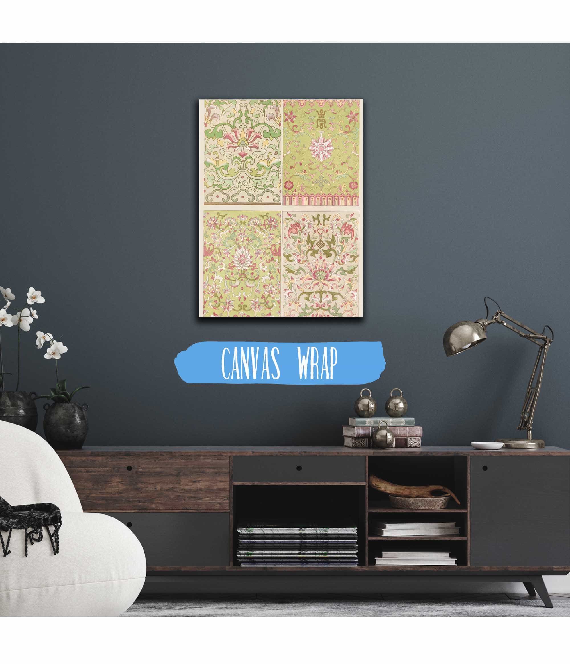 Examples Of Chinese Ornament Pl by Owen Jones Fine Art Print