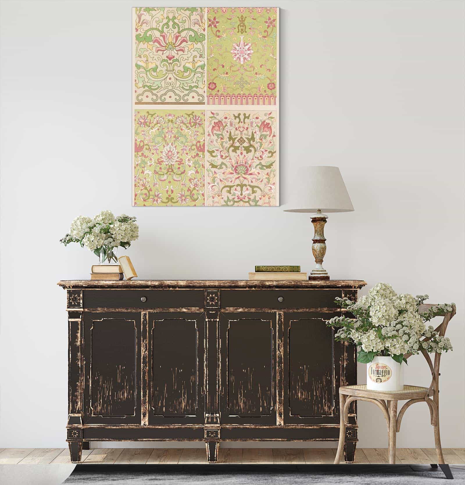 Examples Of Chinese Ornament Pl by Owen Jones Fine Art Print