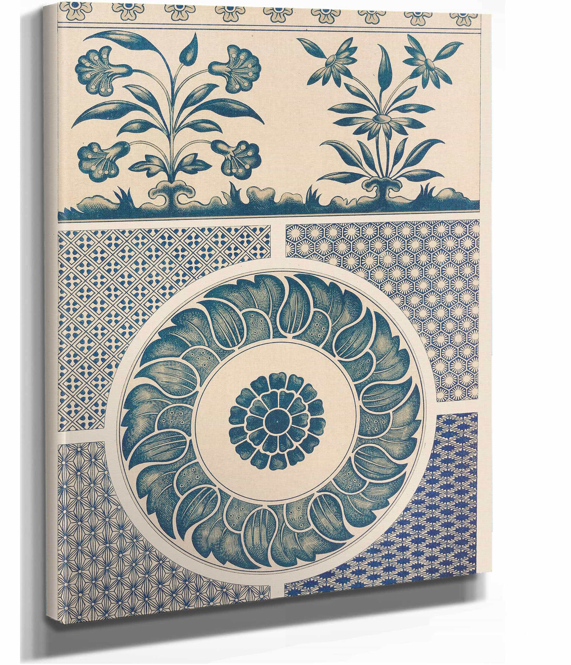 Examples Of Chinese Ornament Pl by Owen Jones Fine Art Print