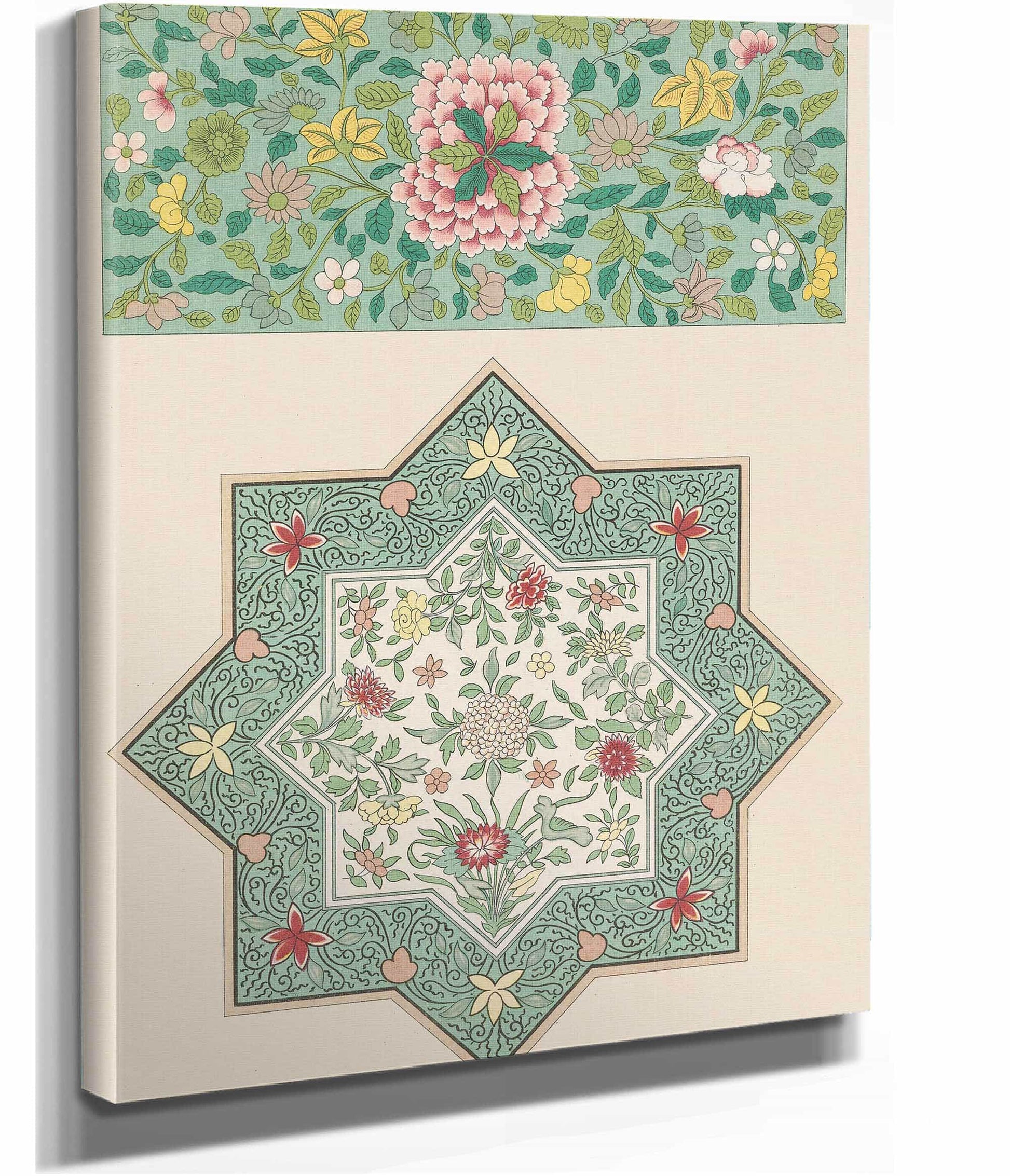 Examples Of Chinese Ornament Pl by Owen Jones Fine Art Print
