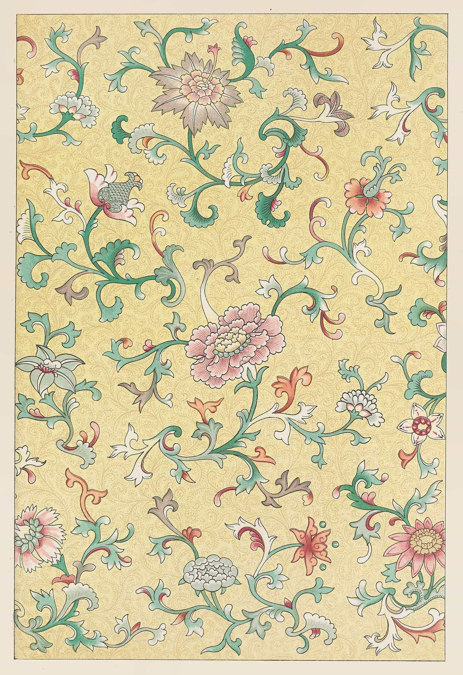 Examples Of Chinese Ornament Pl by Owen Jones Fine Art Print