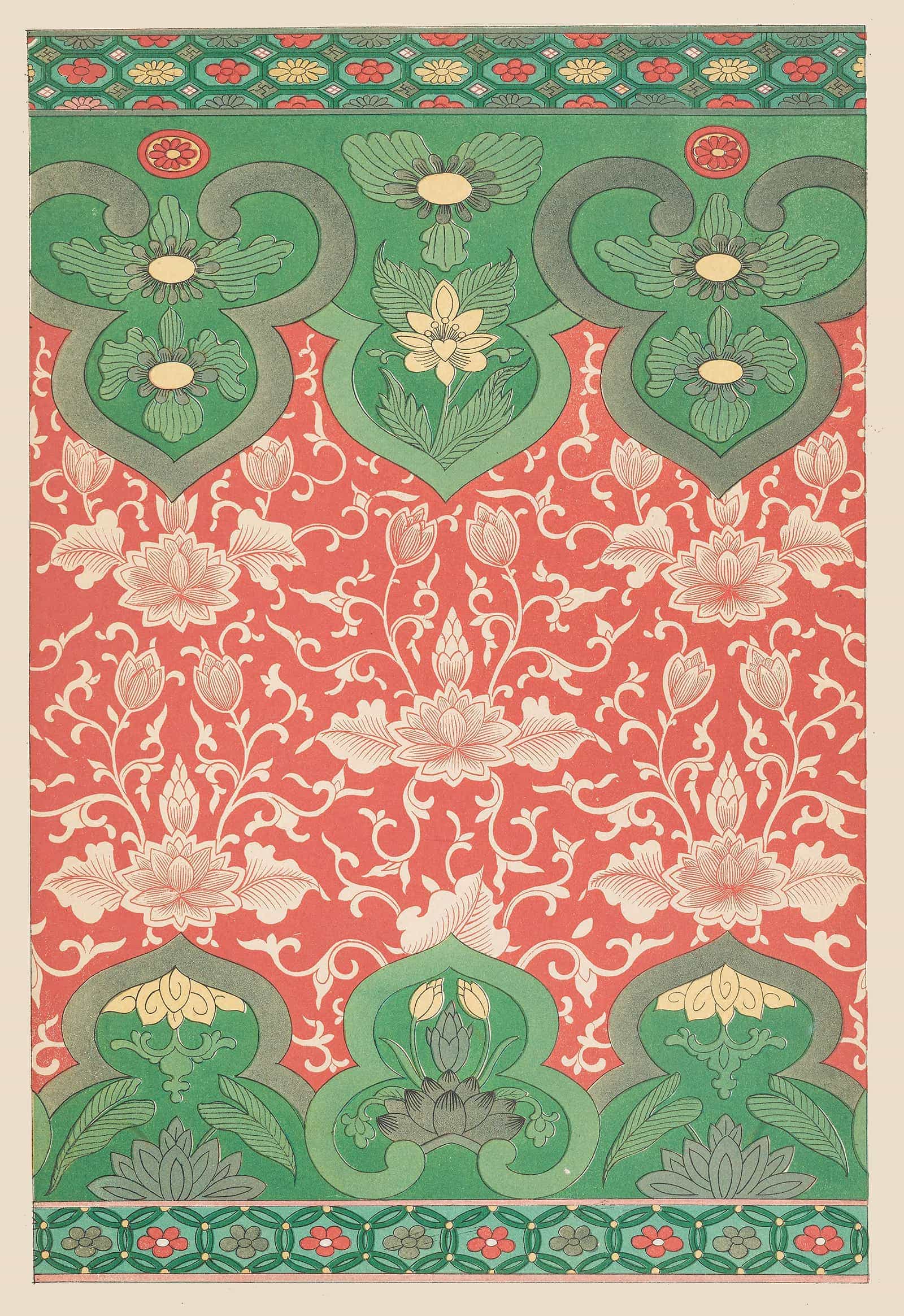 Examples Of Chinese Ornament Pl by Owen Jones Fine Art Print