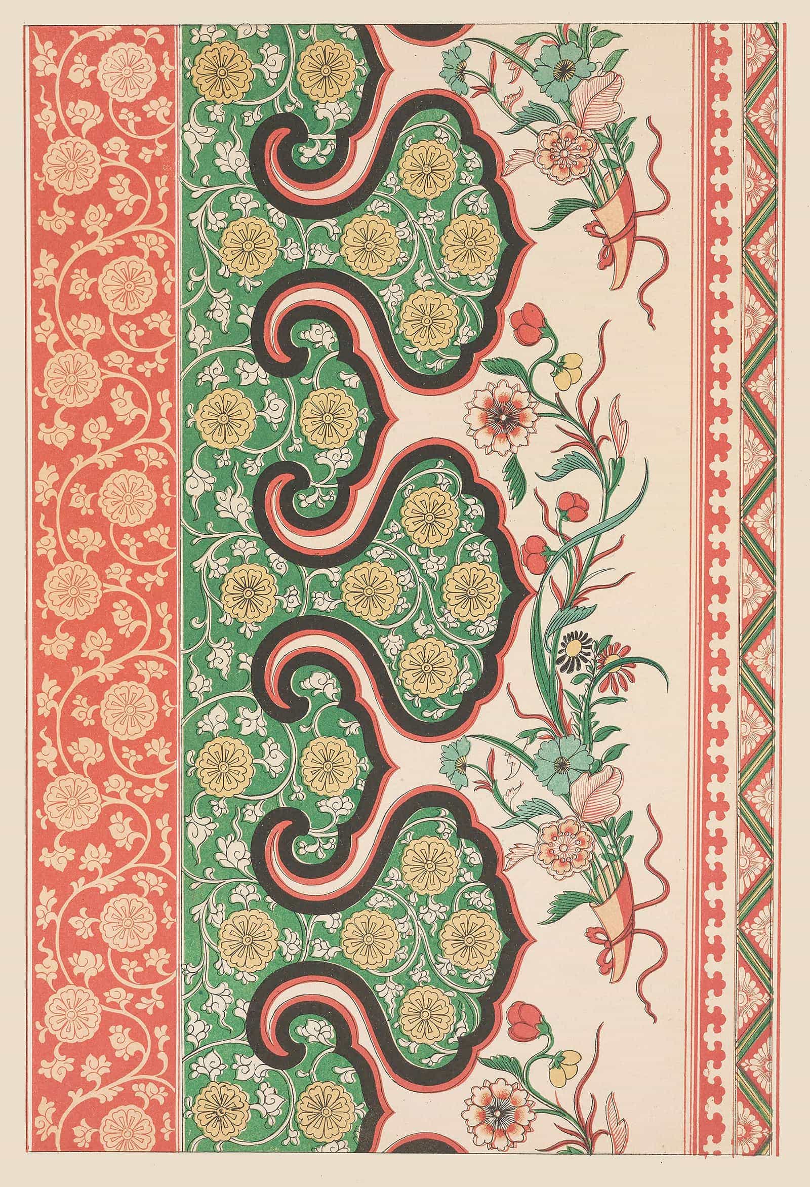 Examples Of Chinese Ornament Pl by Owen Jones Fine Art Print