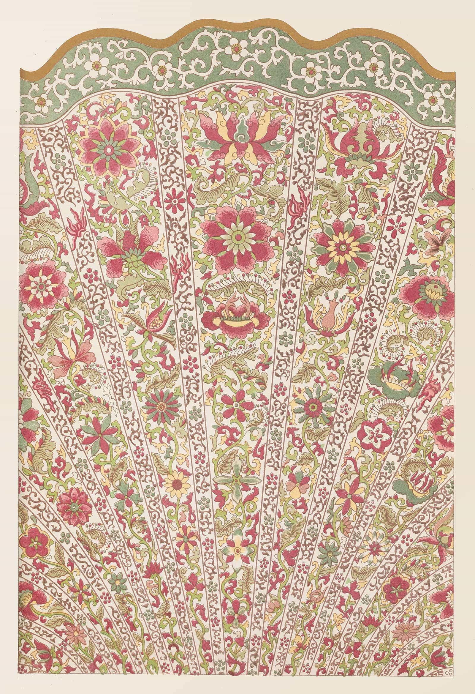 Examples Of Chinese Ornament Pl by Owen Jones Fine Art Print