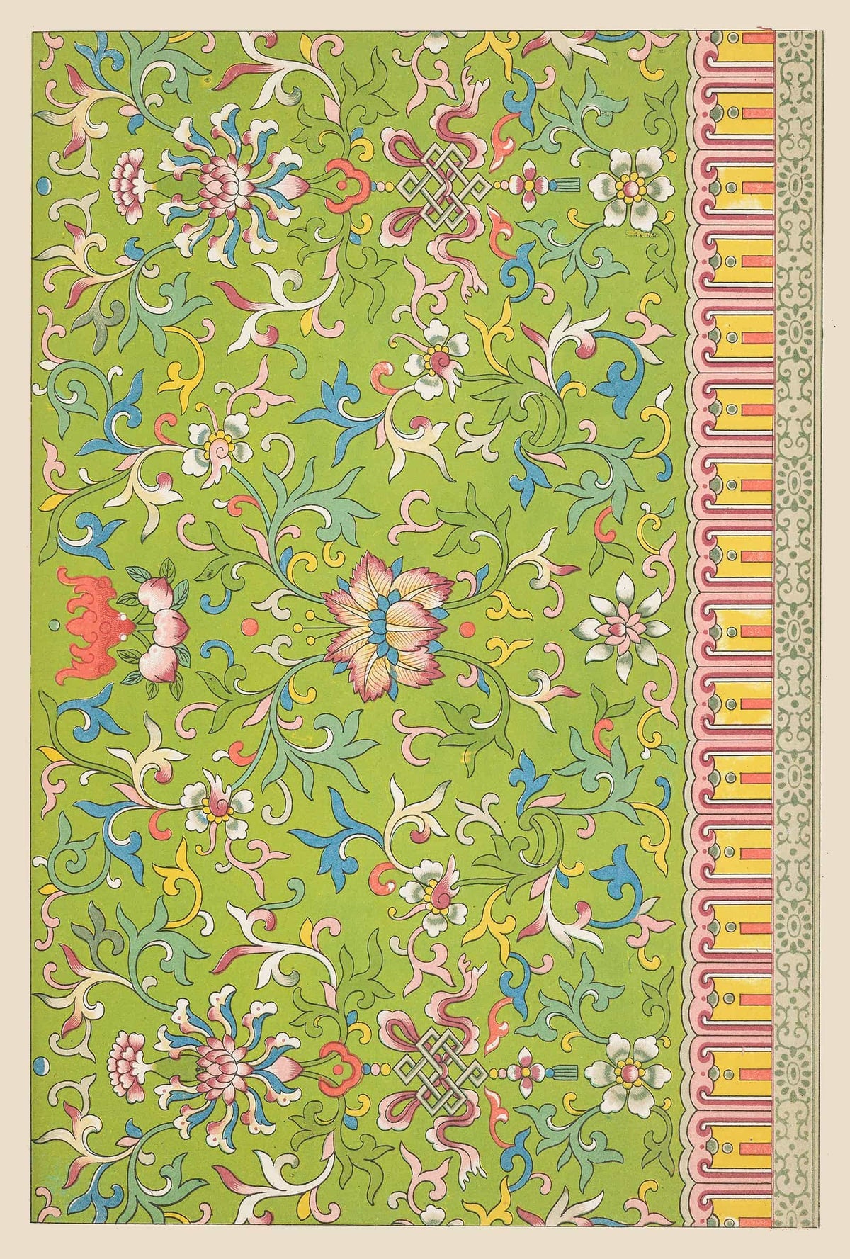 Examples Of Chinese Ornament Pl  by Owen Jones