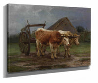 Oxen Pulling A Cart by Rosa Bonheur