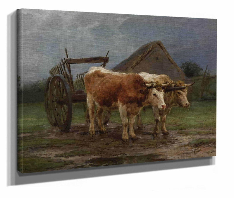 Oxen Pulling A Cart by Rosa Bonheur