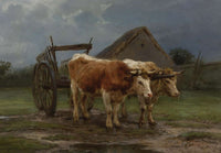 Oxen Pulling A Cart by Rosa Bonheur