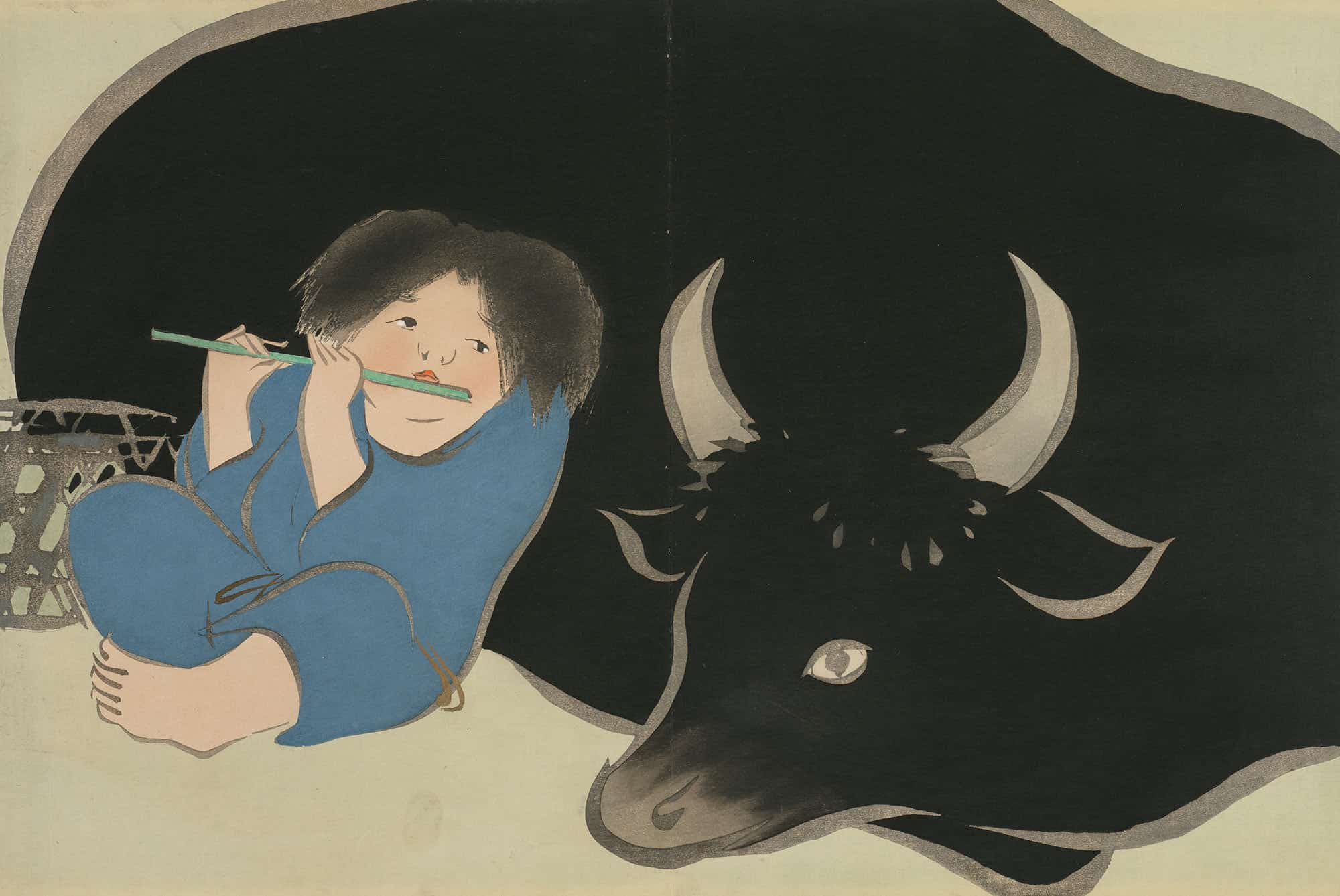 Oxherd Bokudo by Kamisaka Sekka