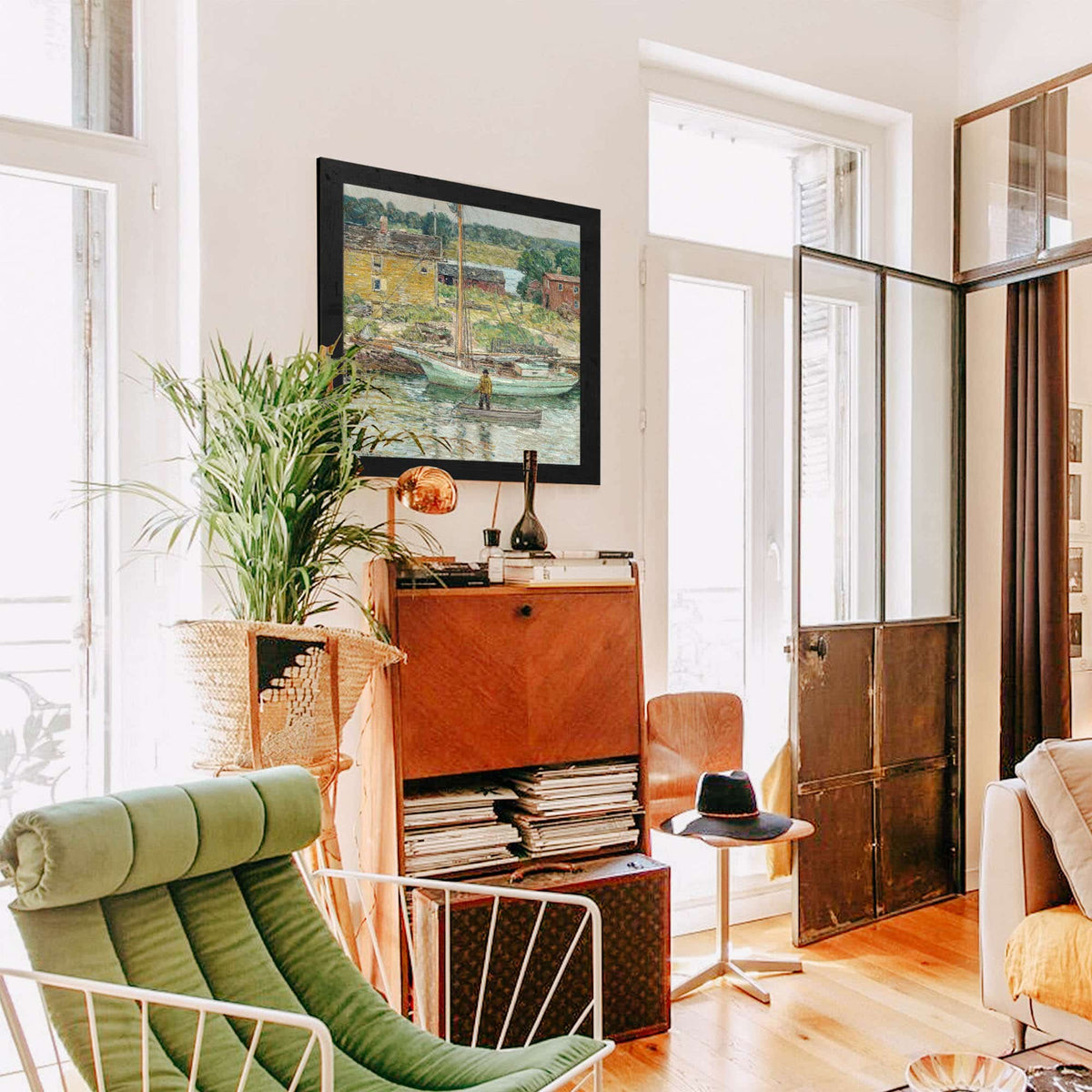 Oyster Sloopcos Cob by Childe Hassam