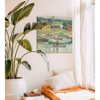 Oyster Sloopcos Cob by Childe Hassam