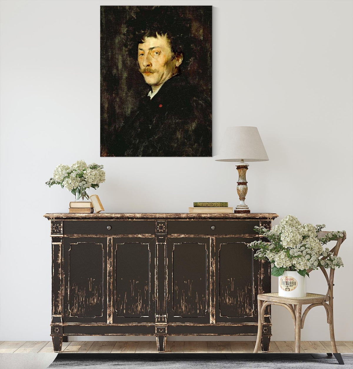 Pablo De Sarasate Portrait Of A Violinist by William Merritt Chase