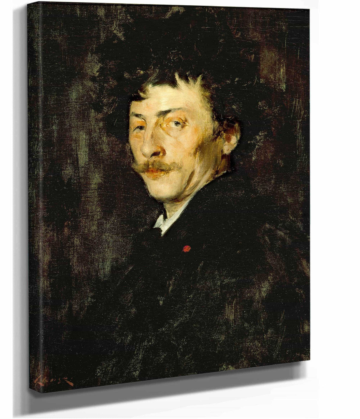 Pablo De Sarasate Portrait Of A Violinist by William Merritt Chase