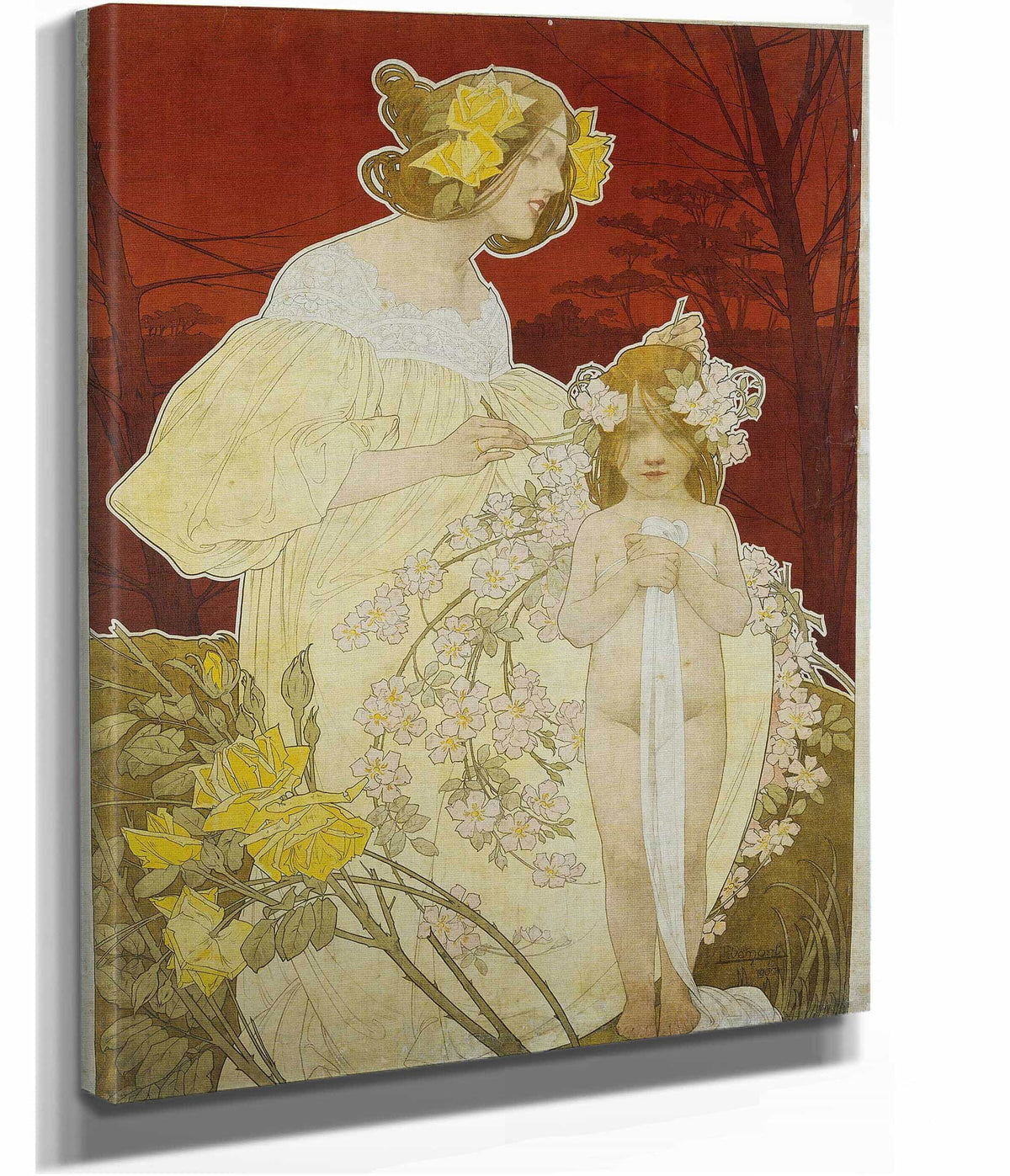 Palais De La Femme Exposition De by Henri Privat Livemont