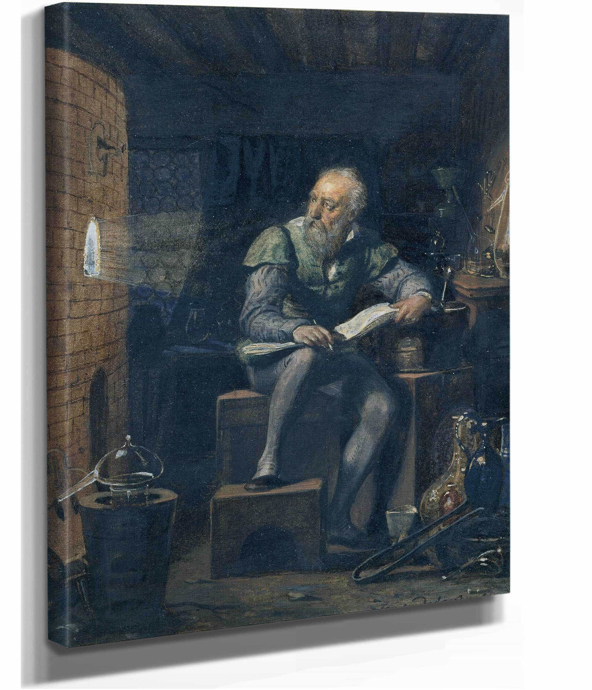 Palissy In His Workshop by Paul Delaroche