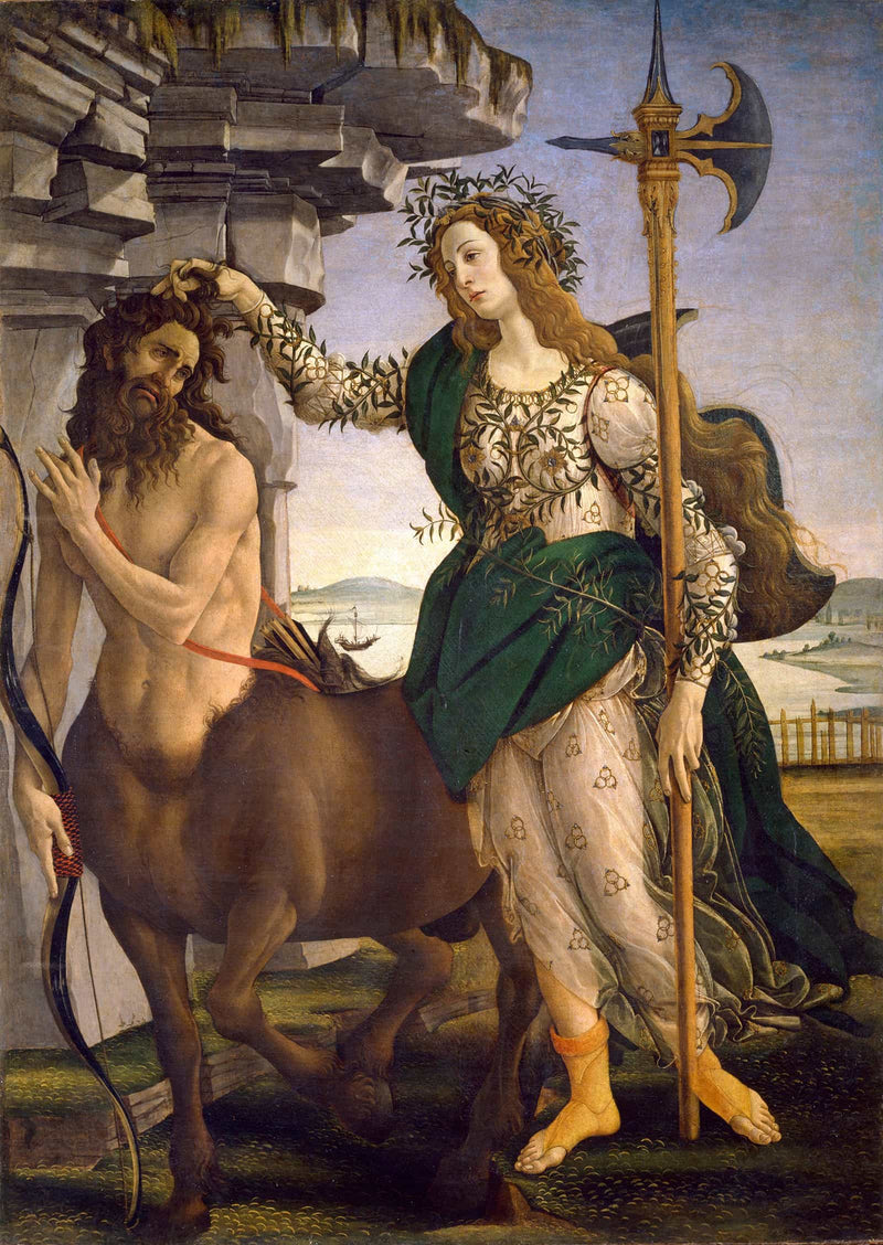 Pallas And The Centaur by Sandro Botticelli