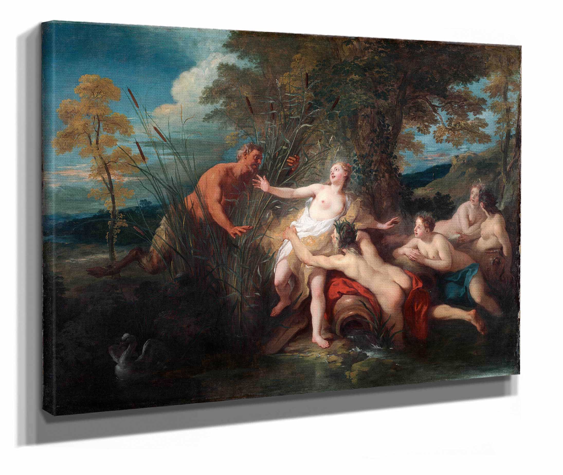 Pan And Syrinx by Jean Francois De Troy