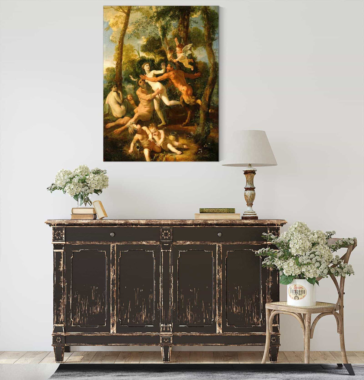 Pan And Syrinx by Nicolas Poussin