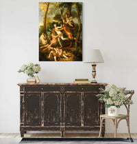 Pan And Syrinx by Nicolas Poussin