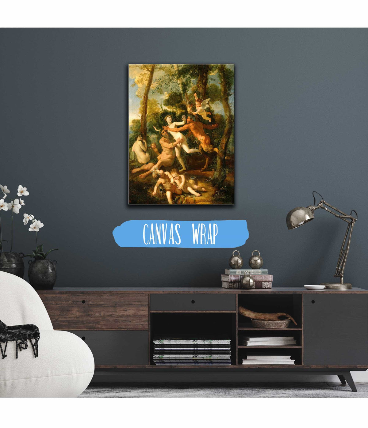 Pan And Syrinx by Nicolas Poussin