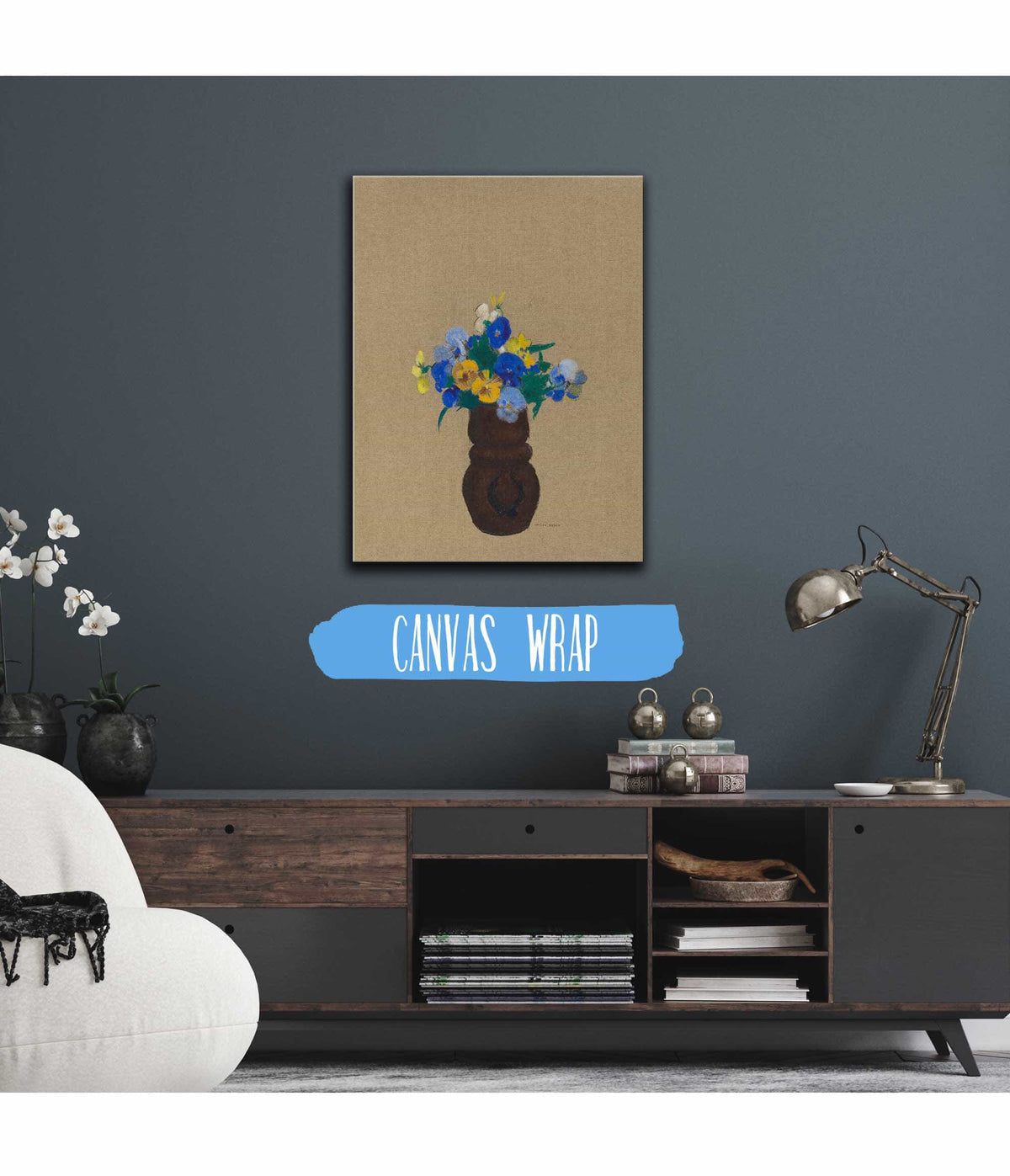 Pansies by Odilon Redon