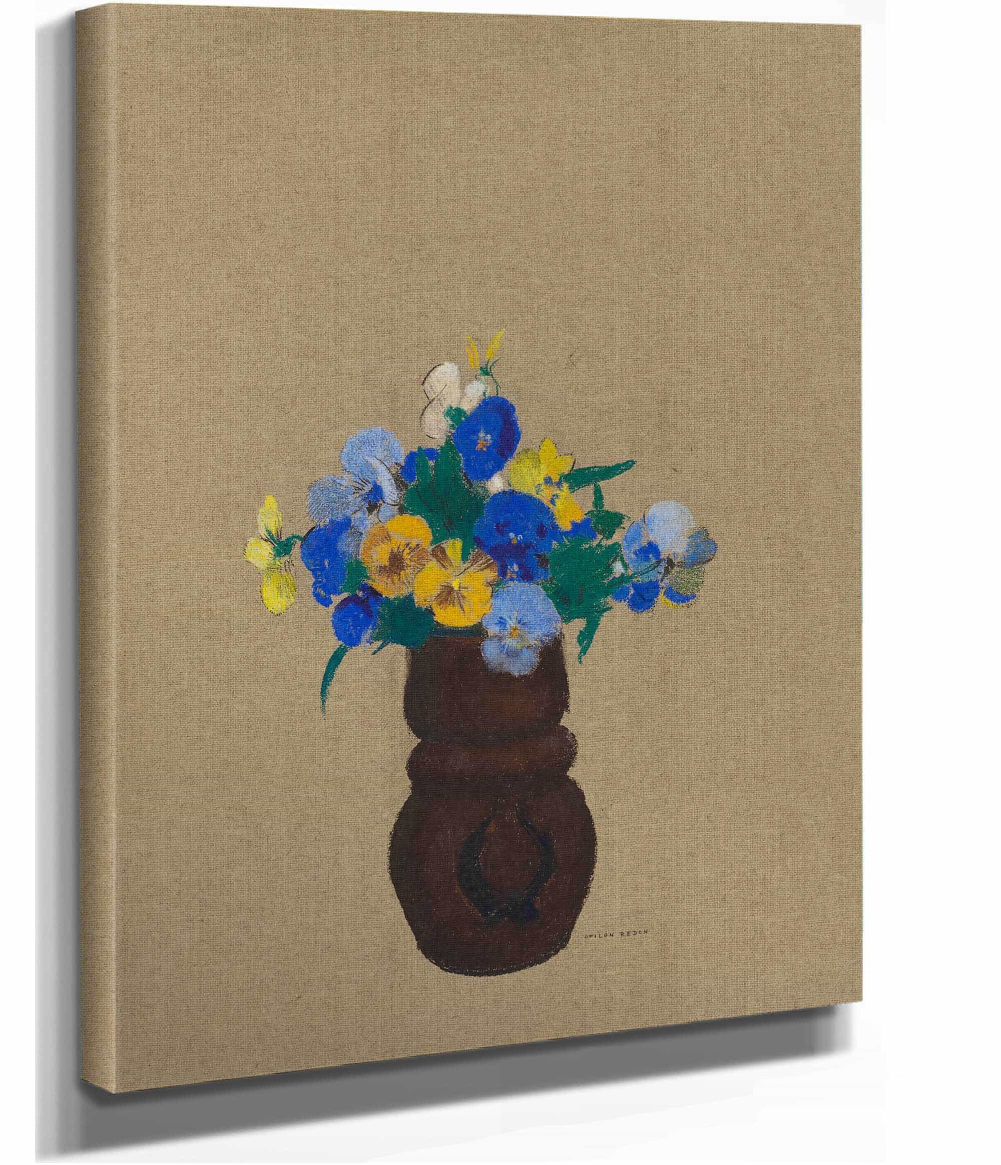 Pansies by Odilon Redon