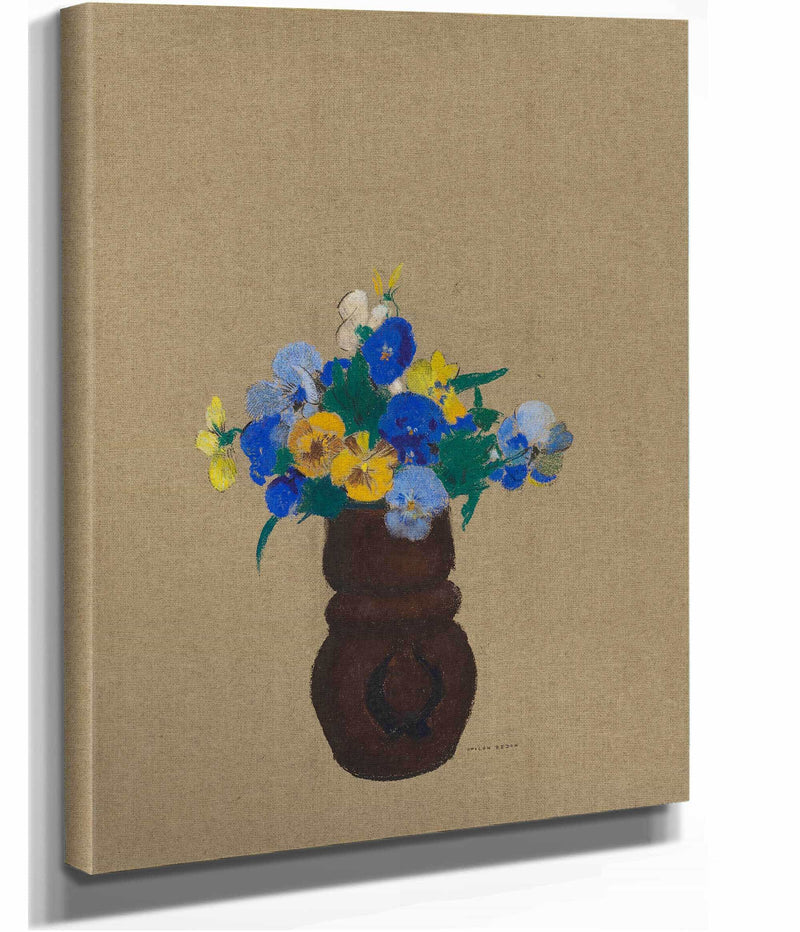 Pansies by Odilon Redon