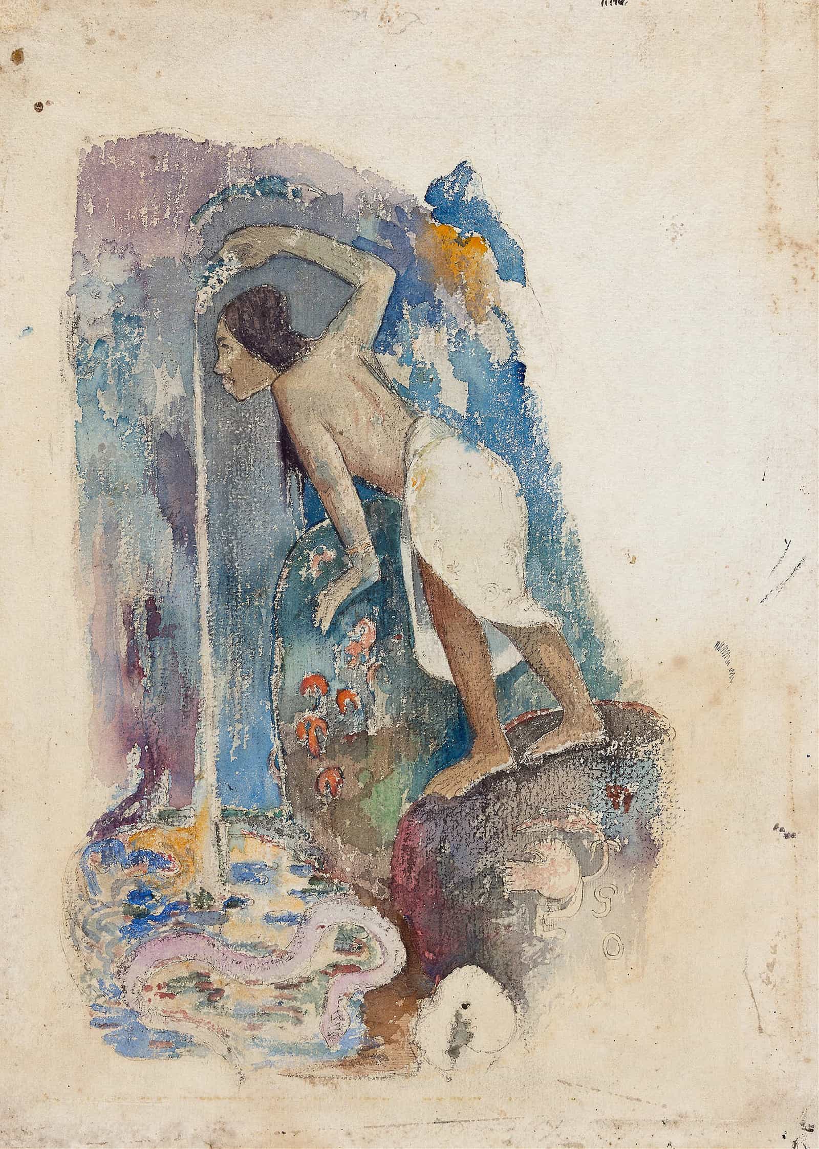 Pape Moe by Paul Gauguin