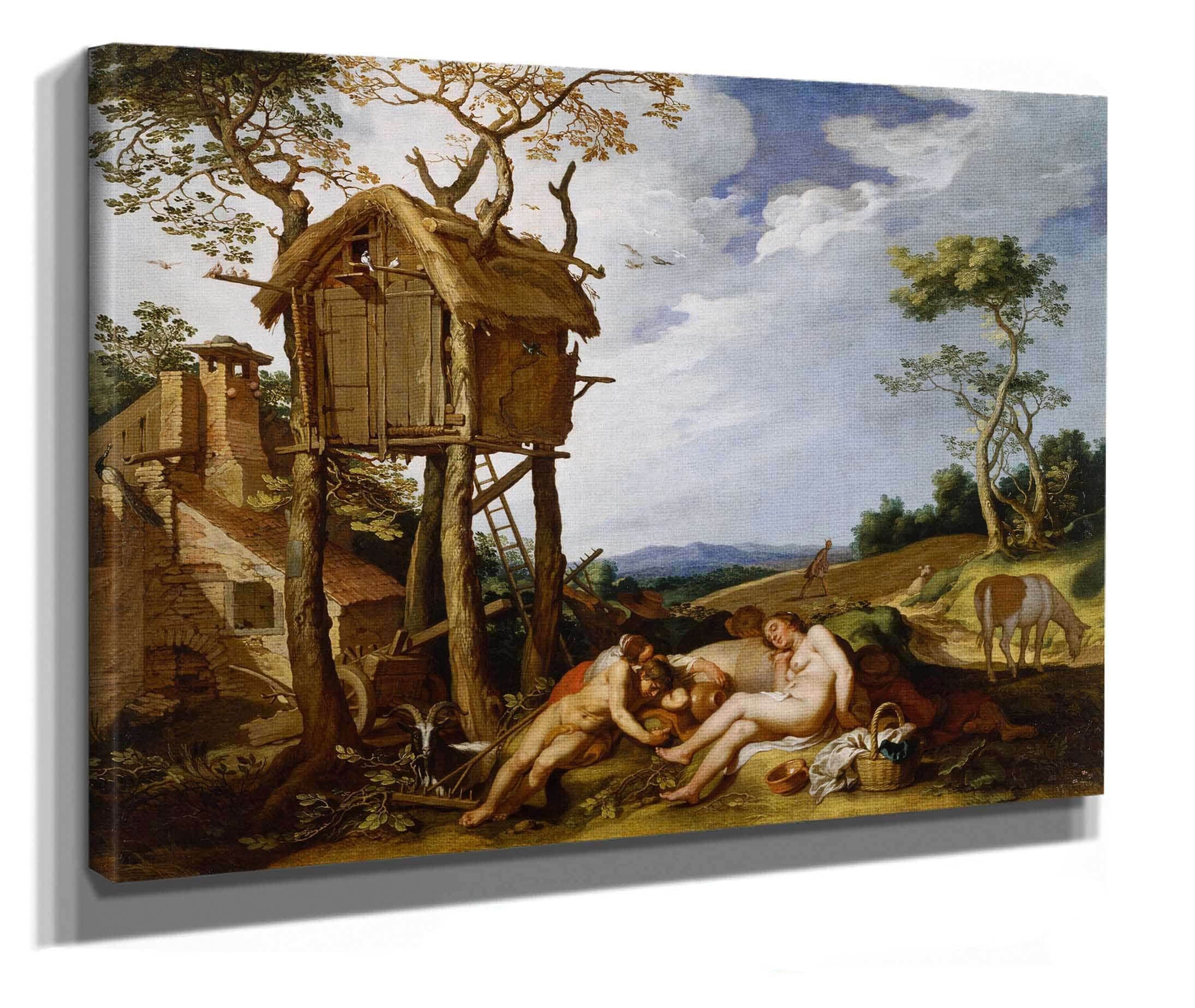 Parable Of The Wheat And The Tares by Abraham Bloemaert