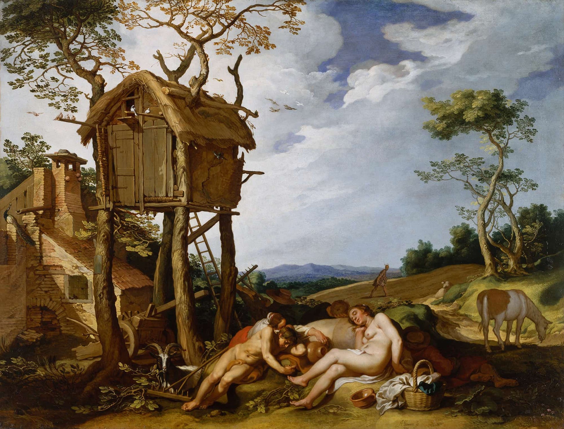 Parable Of The Wheat And The Tares by Abraham Bloemaert