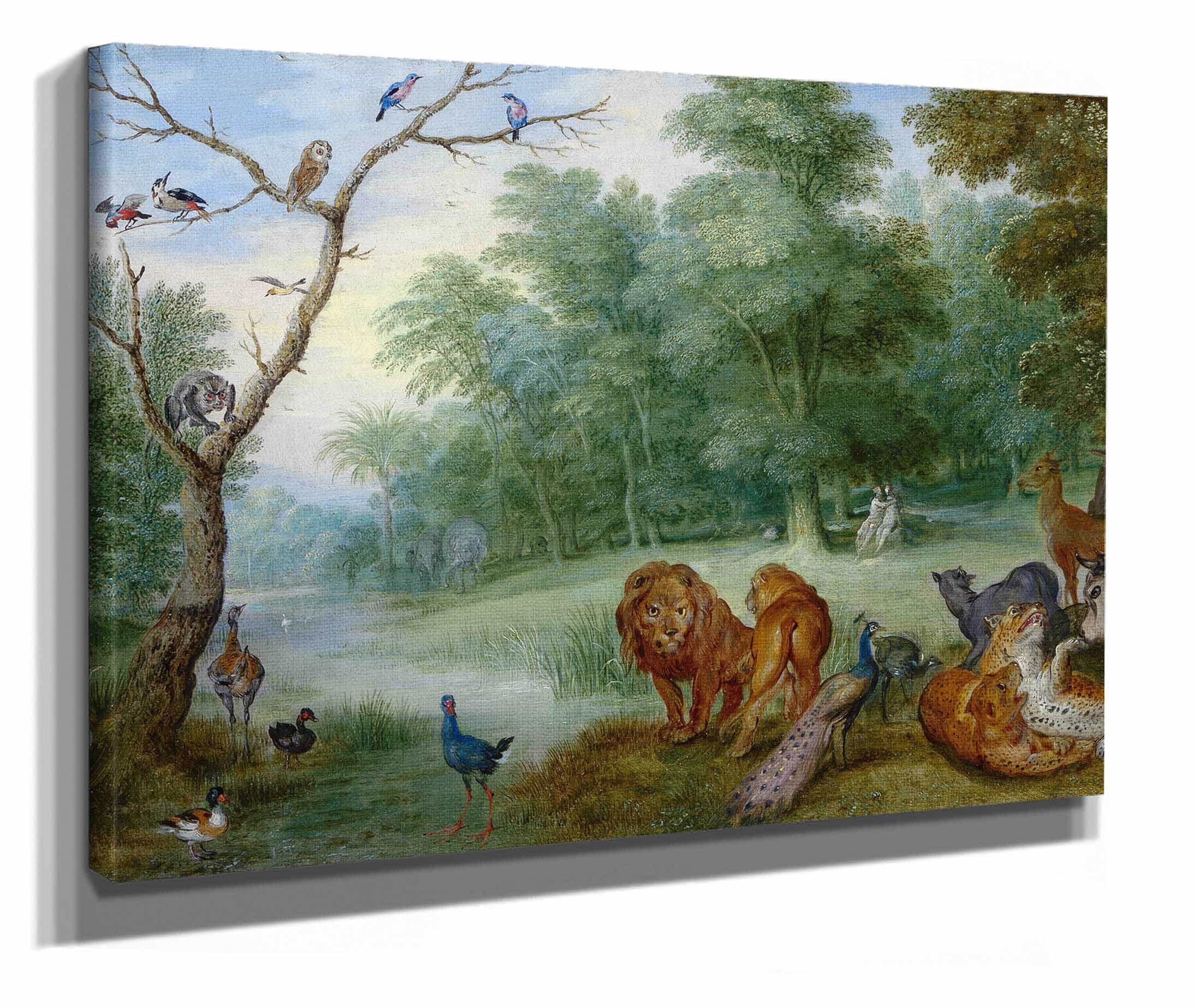 Paradise With The Fall Of Man by Jan Brueghel The Younger